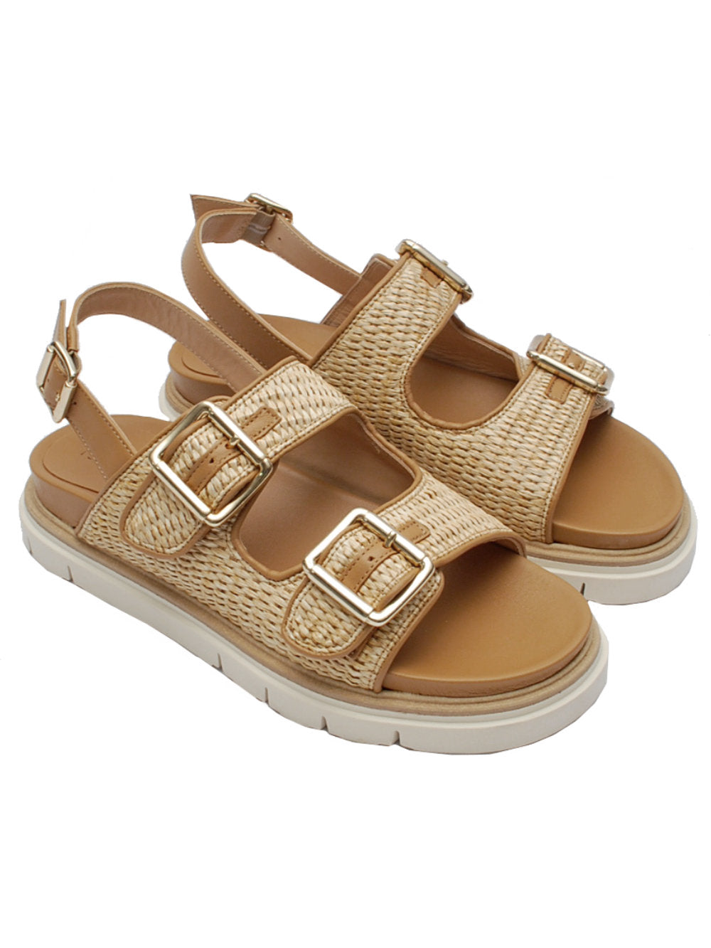Sandali 13 Vestreet 253 Raffia Sabbia Pe25: Comfort artigianale e stile naturale