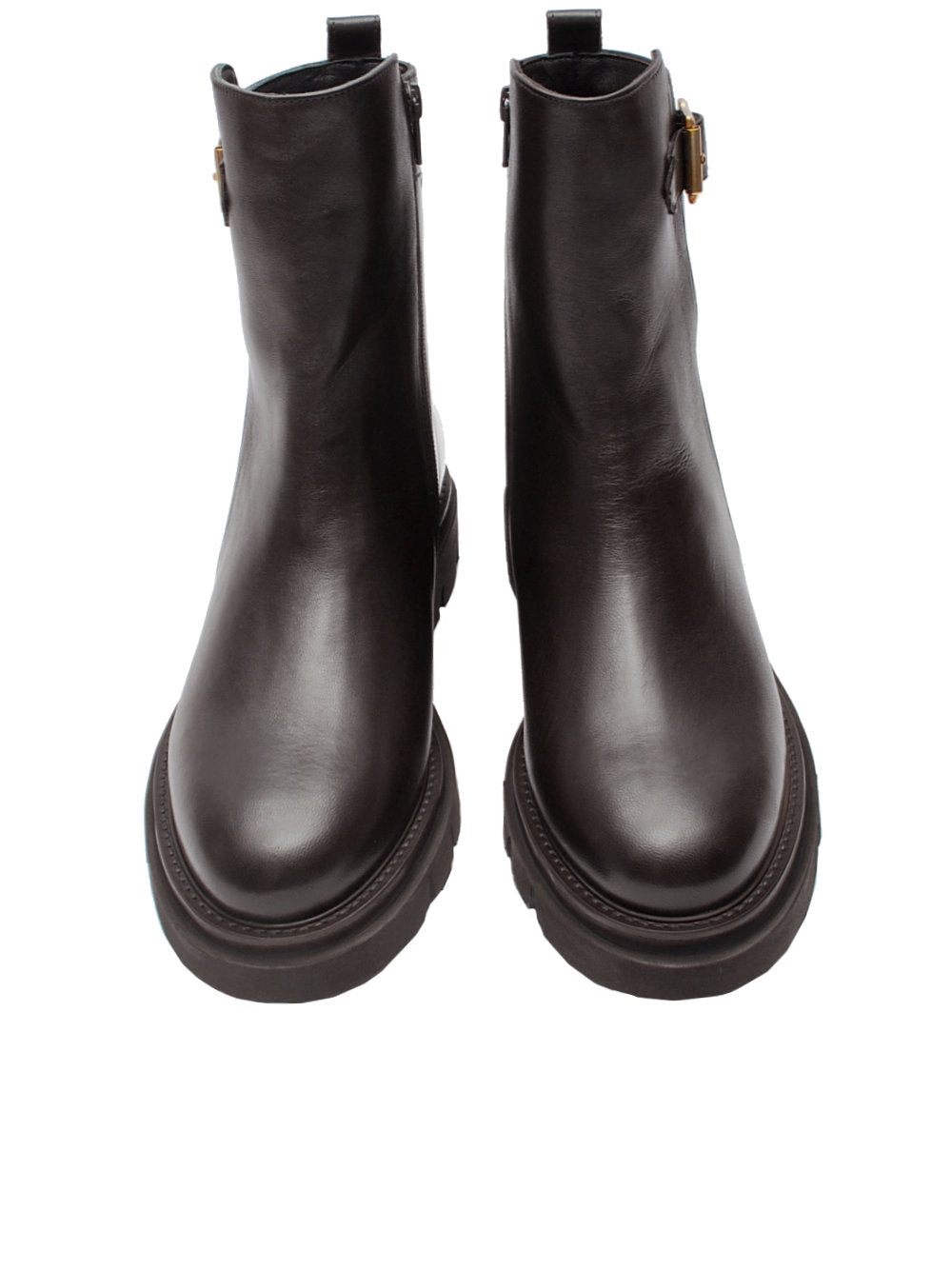 Tronchetto Donna 13 Vestreet 483 Testa di Moro in Nappa - Ai25 Calzature Nucca