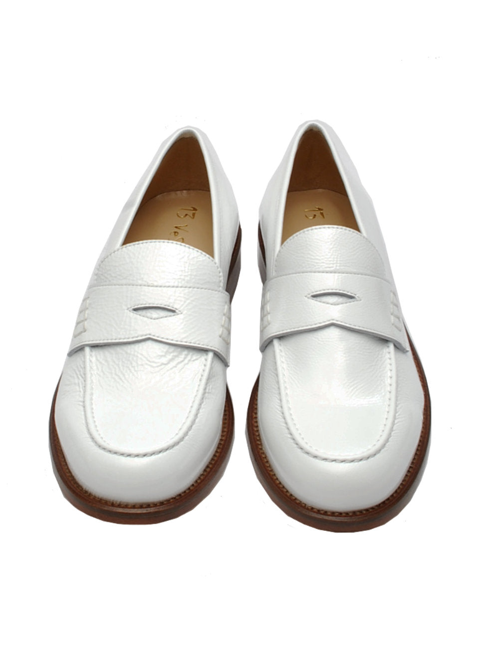 13 vestreet mocassino college 484 bianco pe24