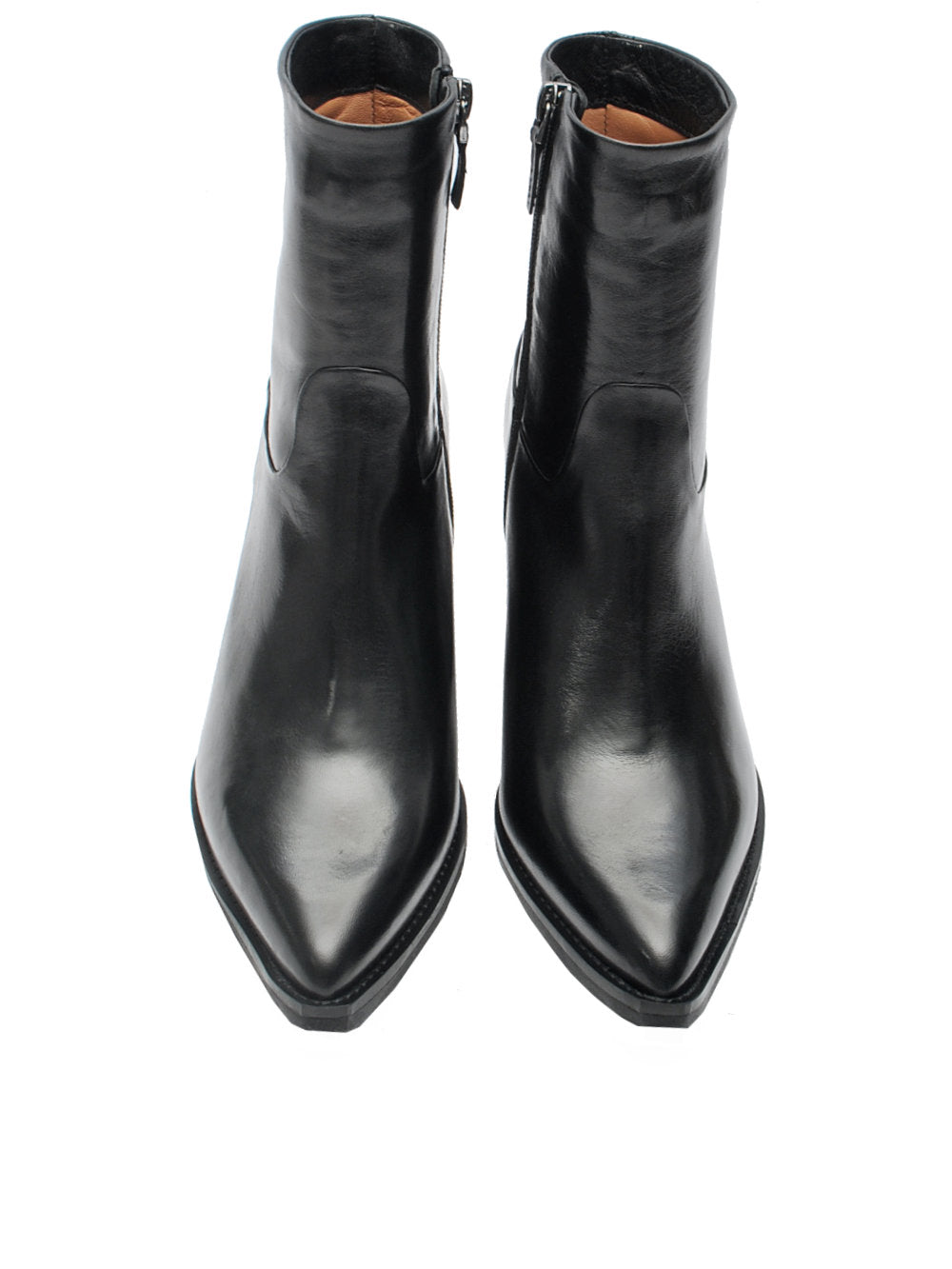 Tronchetto Texano Donna 13 Vestreet 1514 Nero in Nappa - Ai25 Calzature Nucca