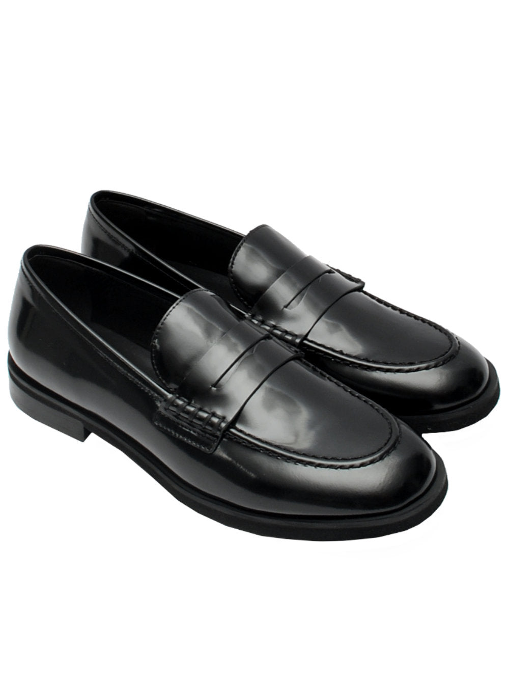 Mocassino Donna 13 Vestreet 173 - Vitello Spazzolato Nero Ai26