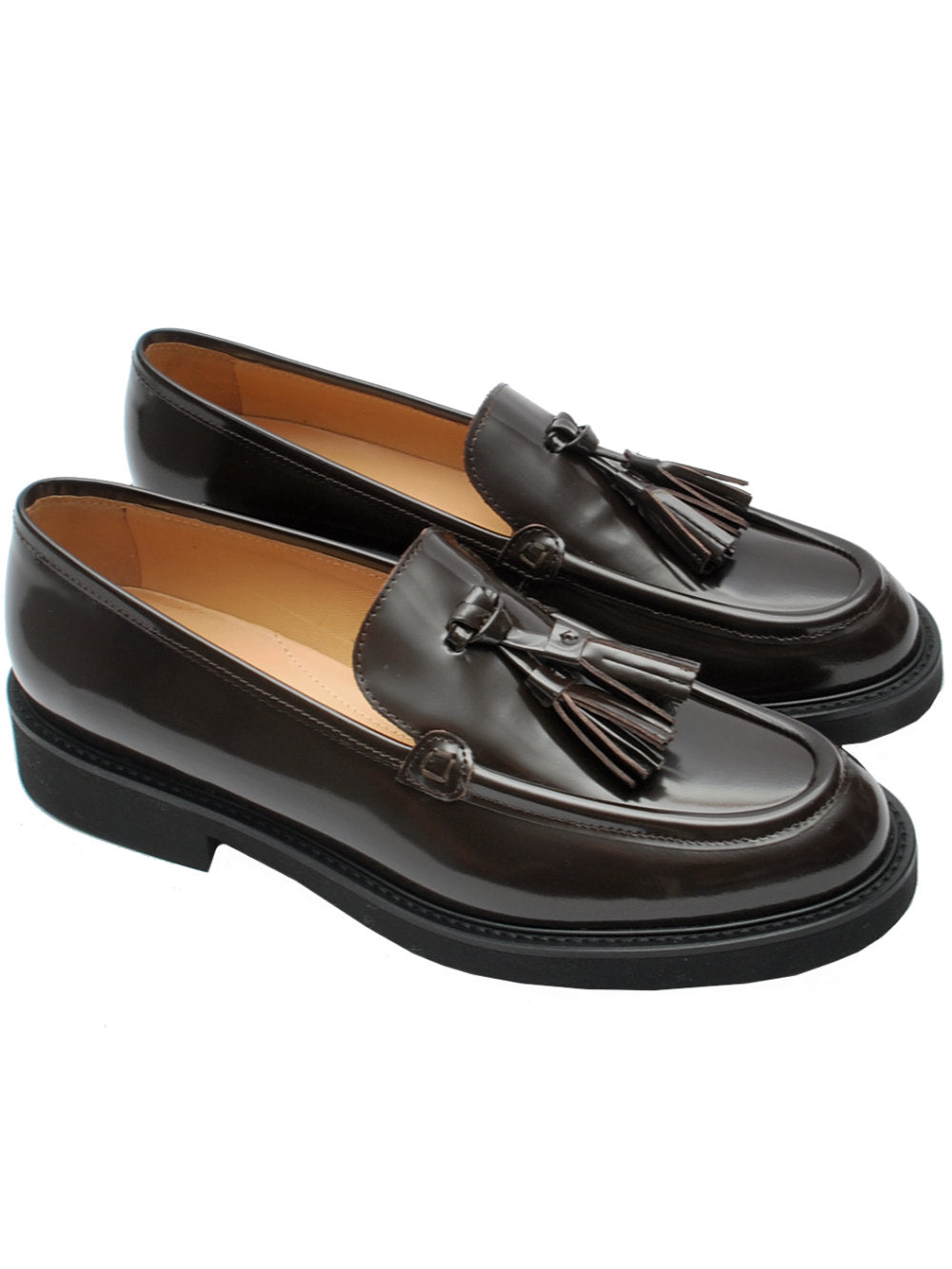 Mocassino Donna 13 Vestreet 591 - Vitello Spazzolato Testa di Moro Ai25 - Calzature Nucca