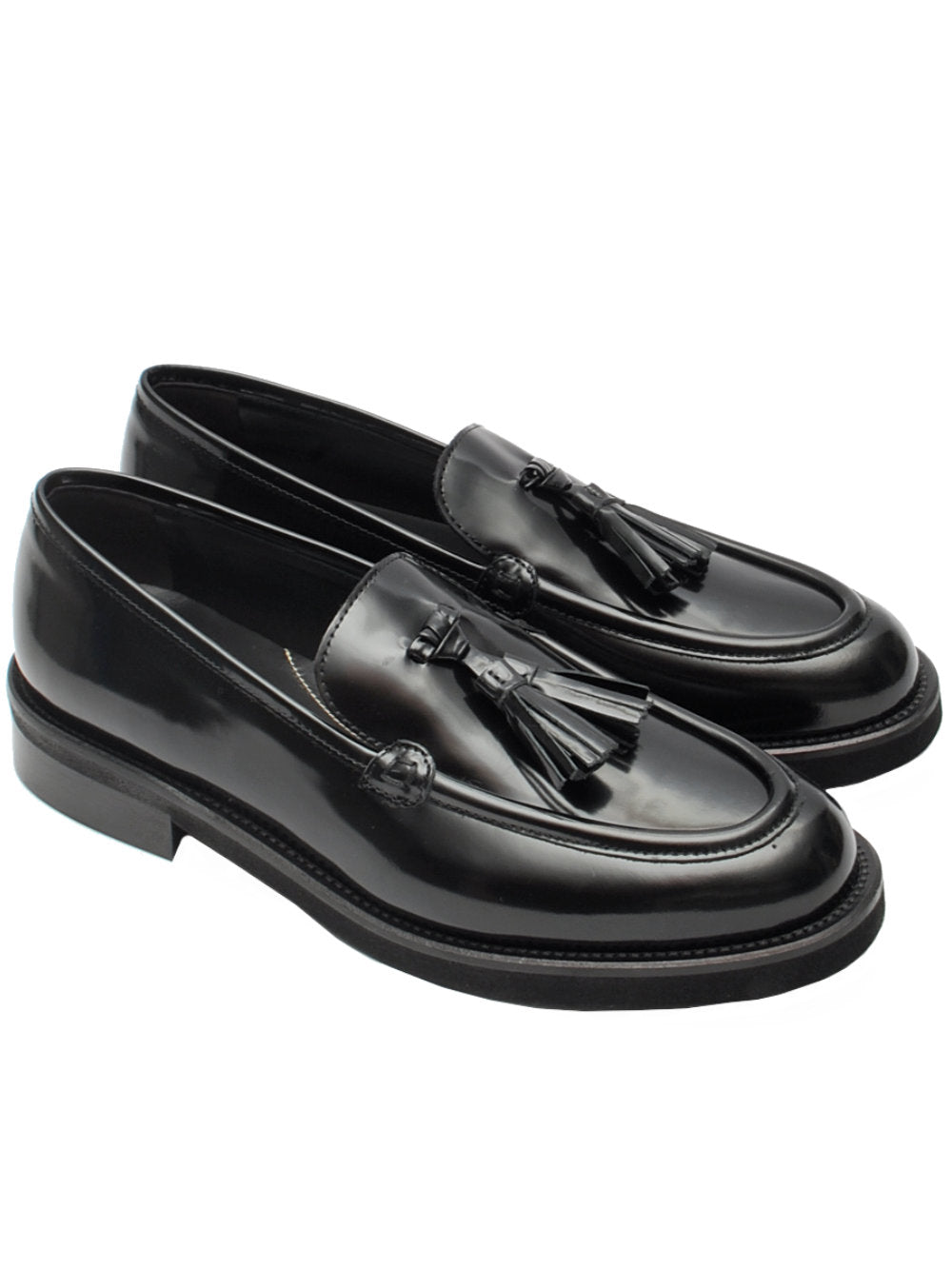 Mocassino Donna 13 Vestreet 591 - Vitello Spazzolato Nero Ai26