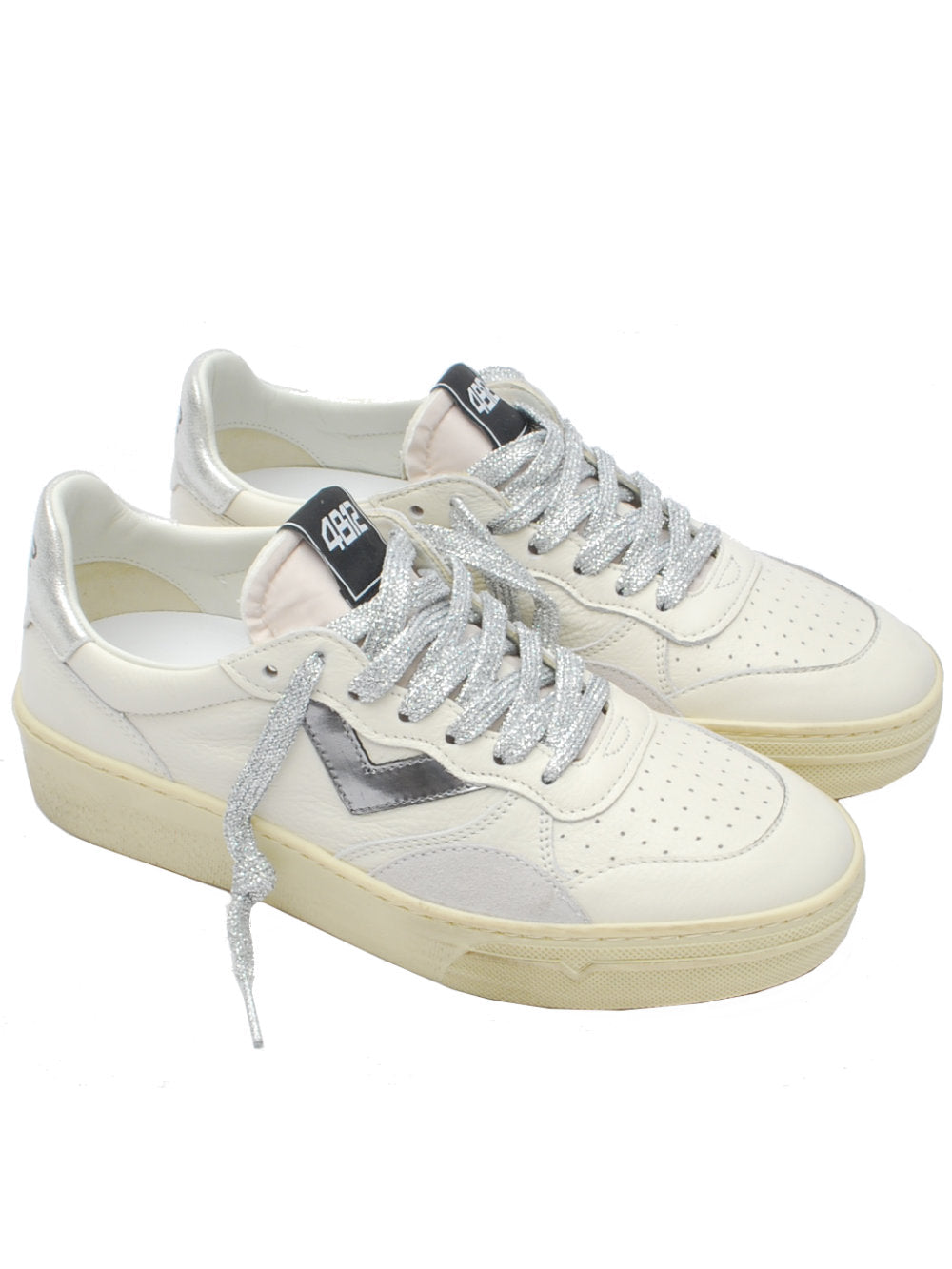 Sneakers Donna 4B12 Hyper D4005 White Inox Pe26