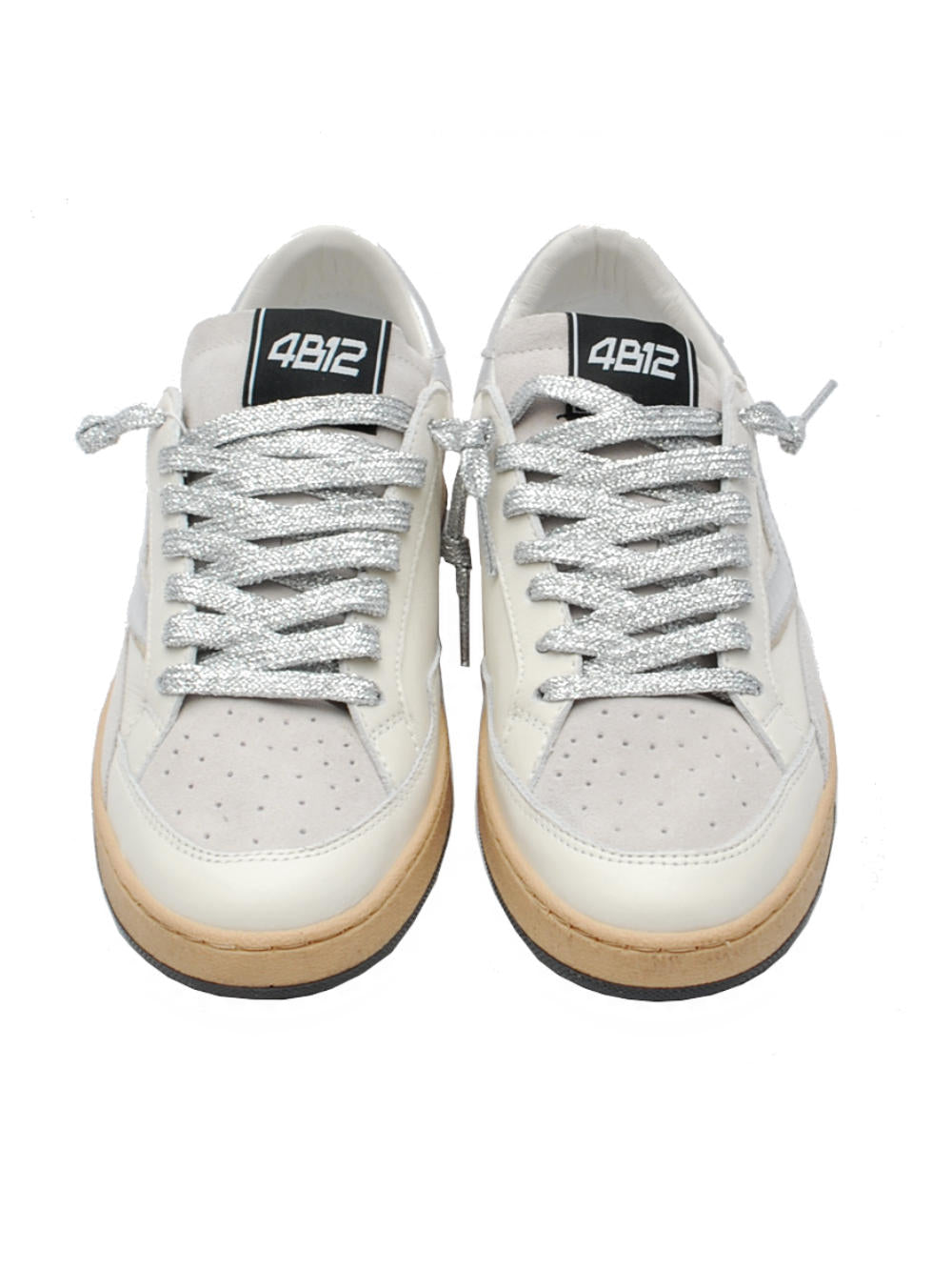 Sneakers Donna 4B12 Playnew D2004 Silver Pe26