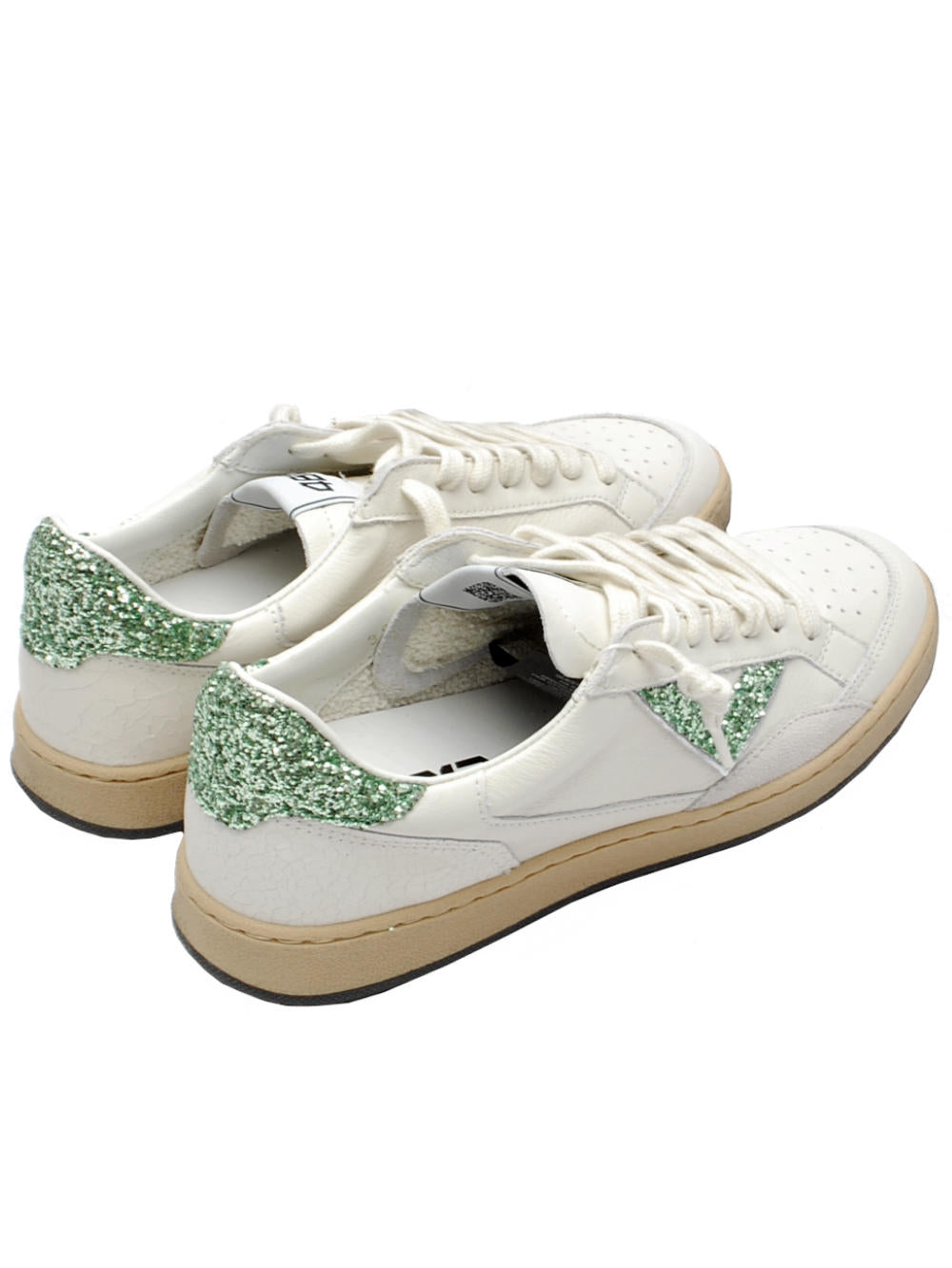 Sneakers Donna 4B12 Playnew D2014 White Leaf Pe26