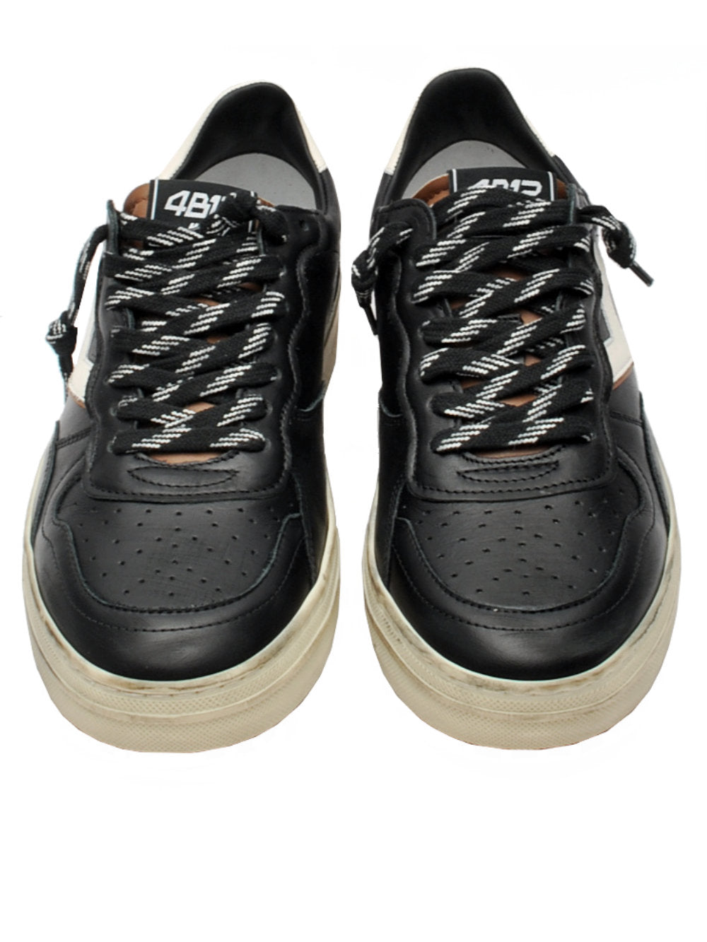 Sneakers Uomo 4B12 Hyper U3022 Black Vintage Ai26