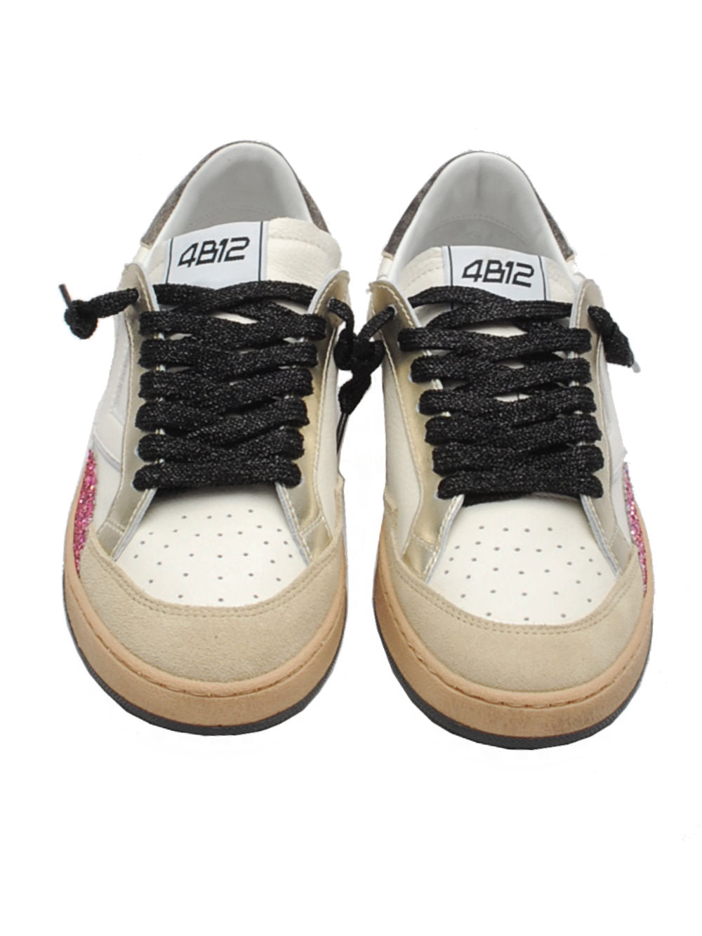 Sneakers Donna 4B12 Playnew D225 Platinum Pink Ai25 - Calzature Nucca