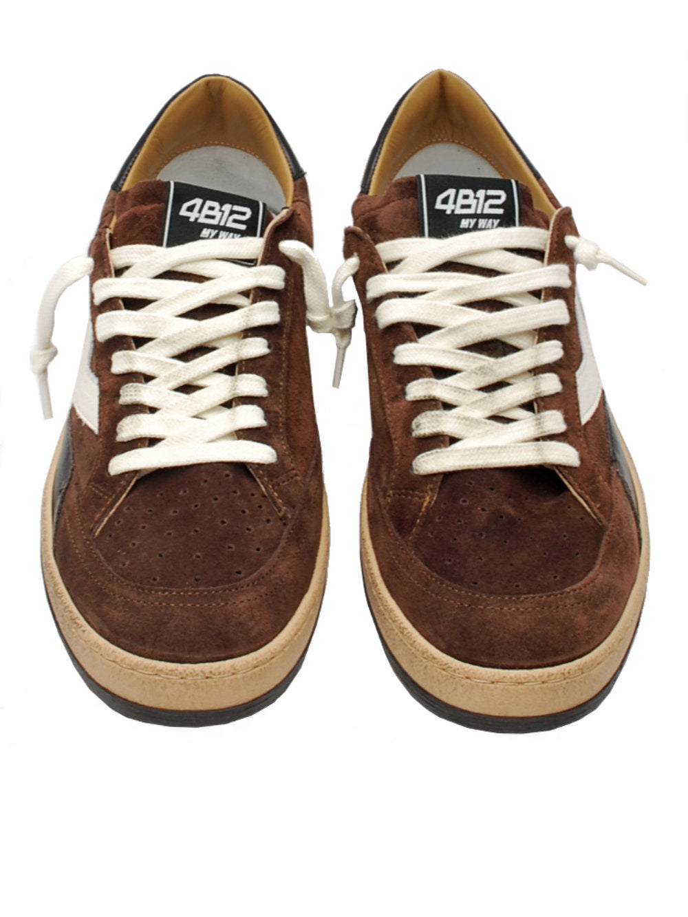 Sneakers Uomo 4B12 Playnew U1024 Chocolate Taste Ai26