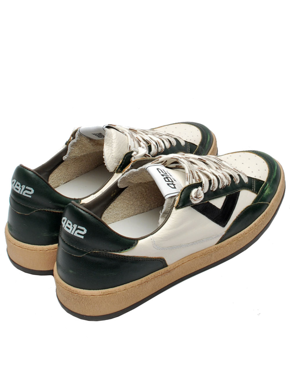 Sneakers Uomo 4B12 Playnew U1030 Pine White Ai26