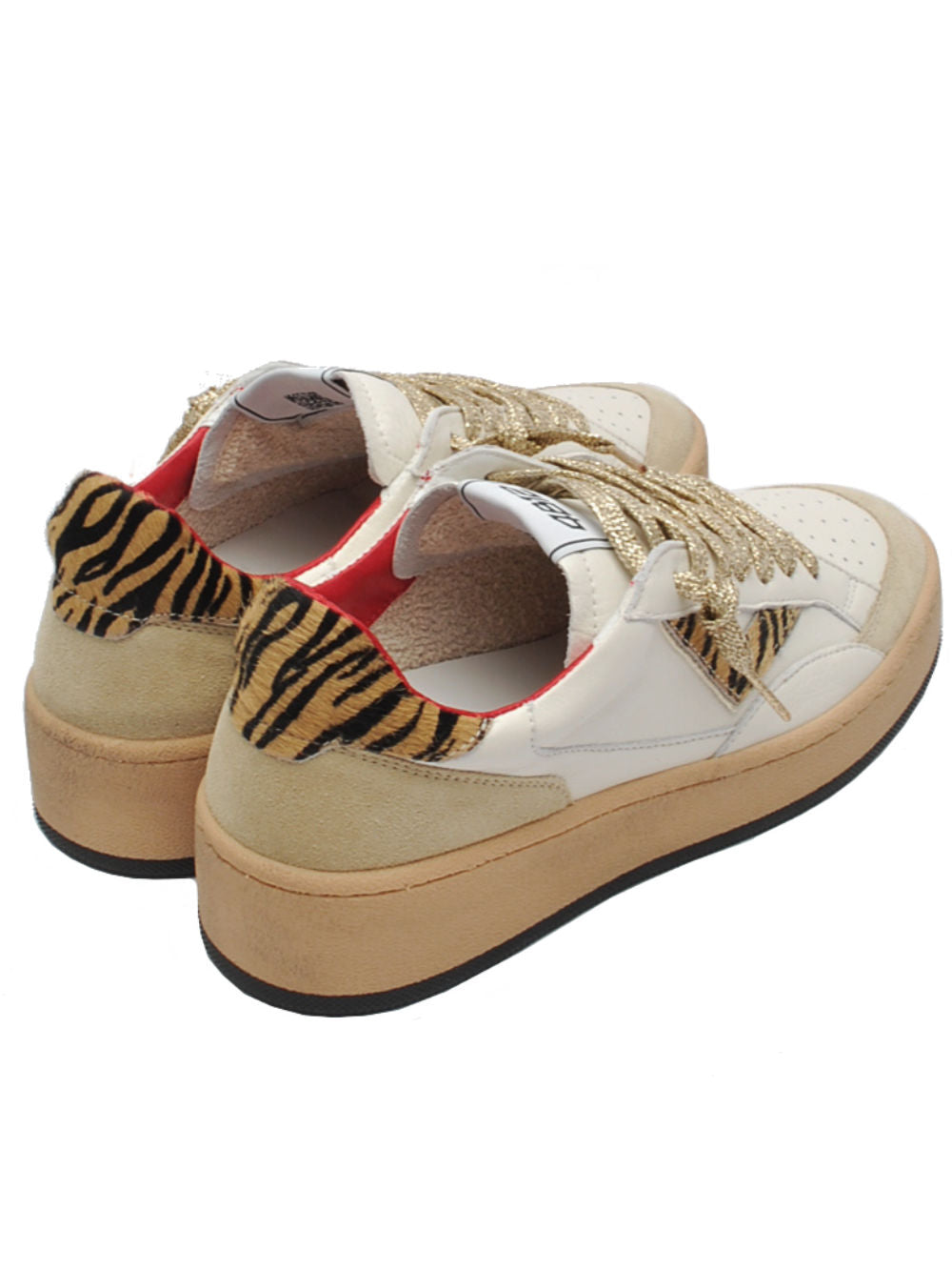 Sneakers Donna 4B12 Playnewsky D229 White Leo Ai25 - Calzature Nucca