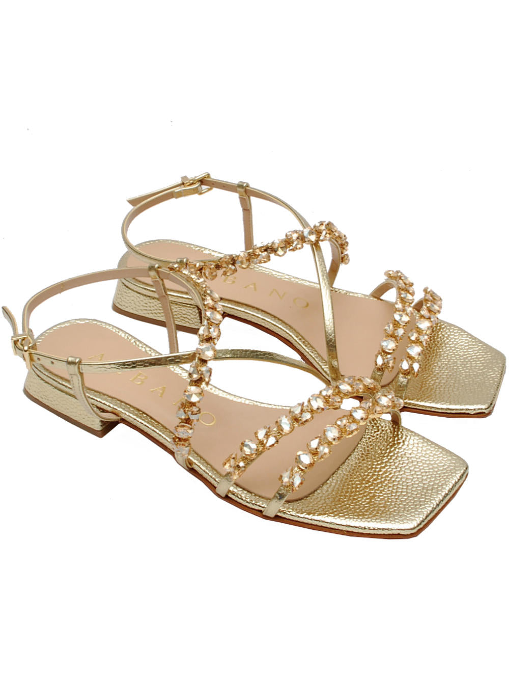 Sandali Albano 5625 Snake Platino Pe26