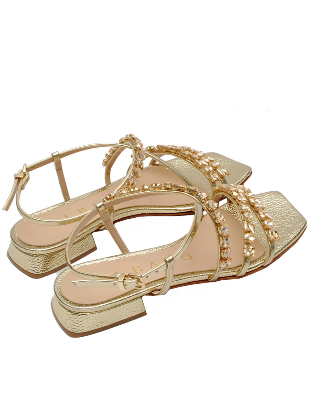 Sandali Albano 5625 Snake Platino Pe26