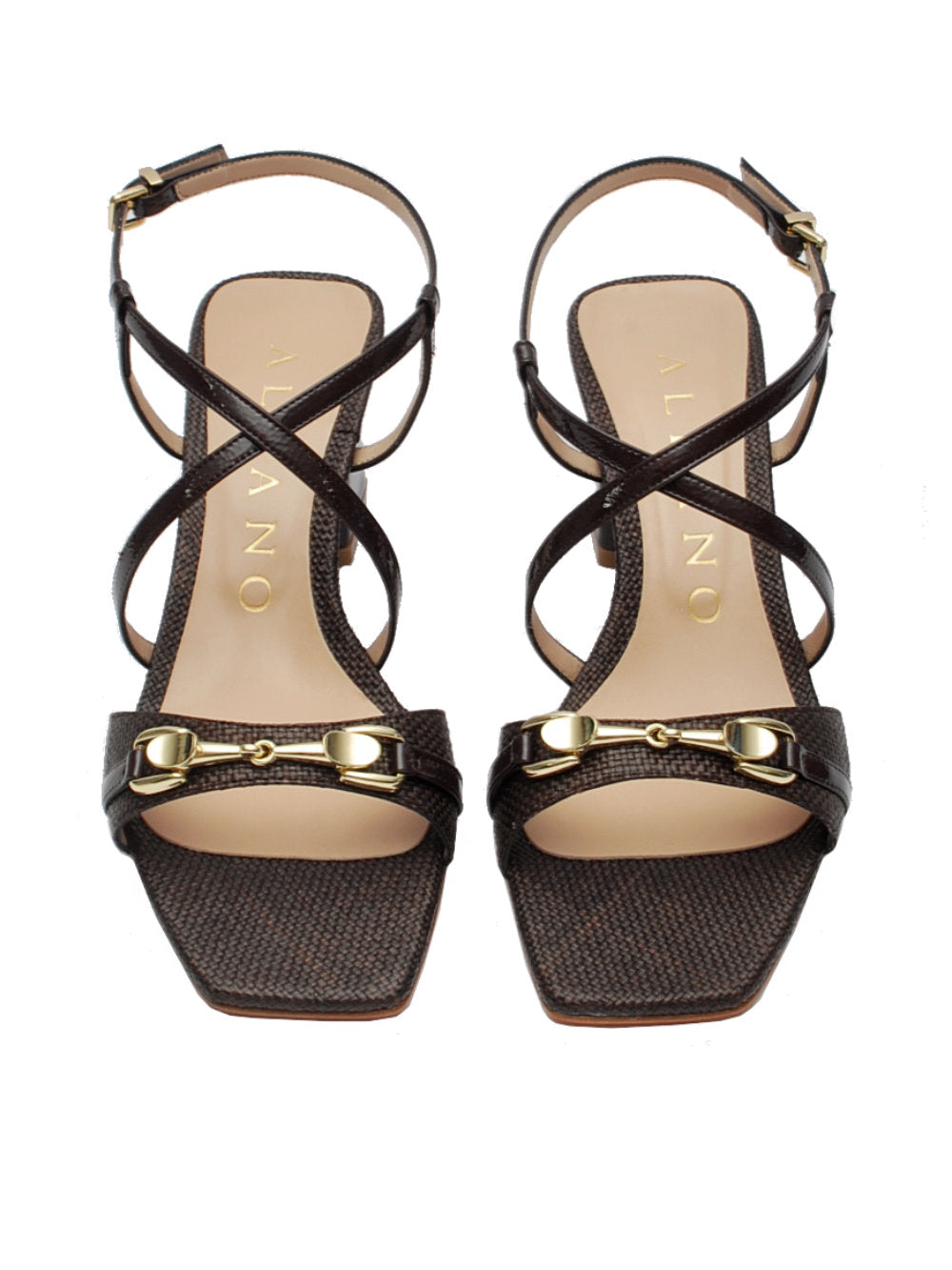 Sandali Albano 5564 Raffia Testa di Moro Pe26