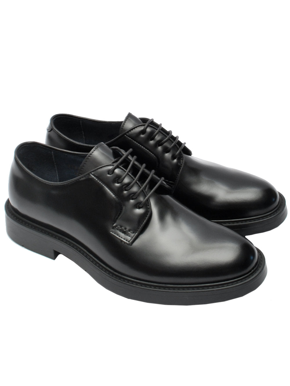 Artisti e artigiani derby liscio nero 11531 ai25 - Calzature Nucca
