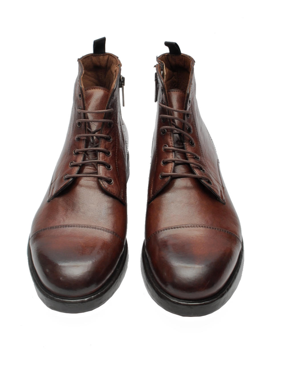 Polacchino Uomo Artisti e Artigiani 12548 - Bufalo Lavato Brandy ai25 - Calzature Nucca