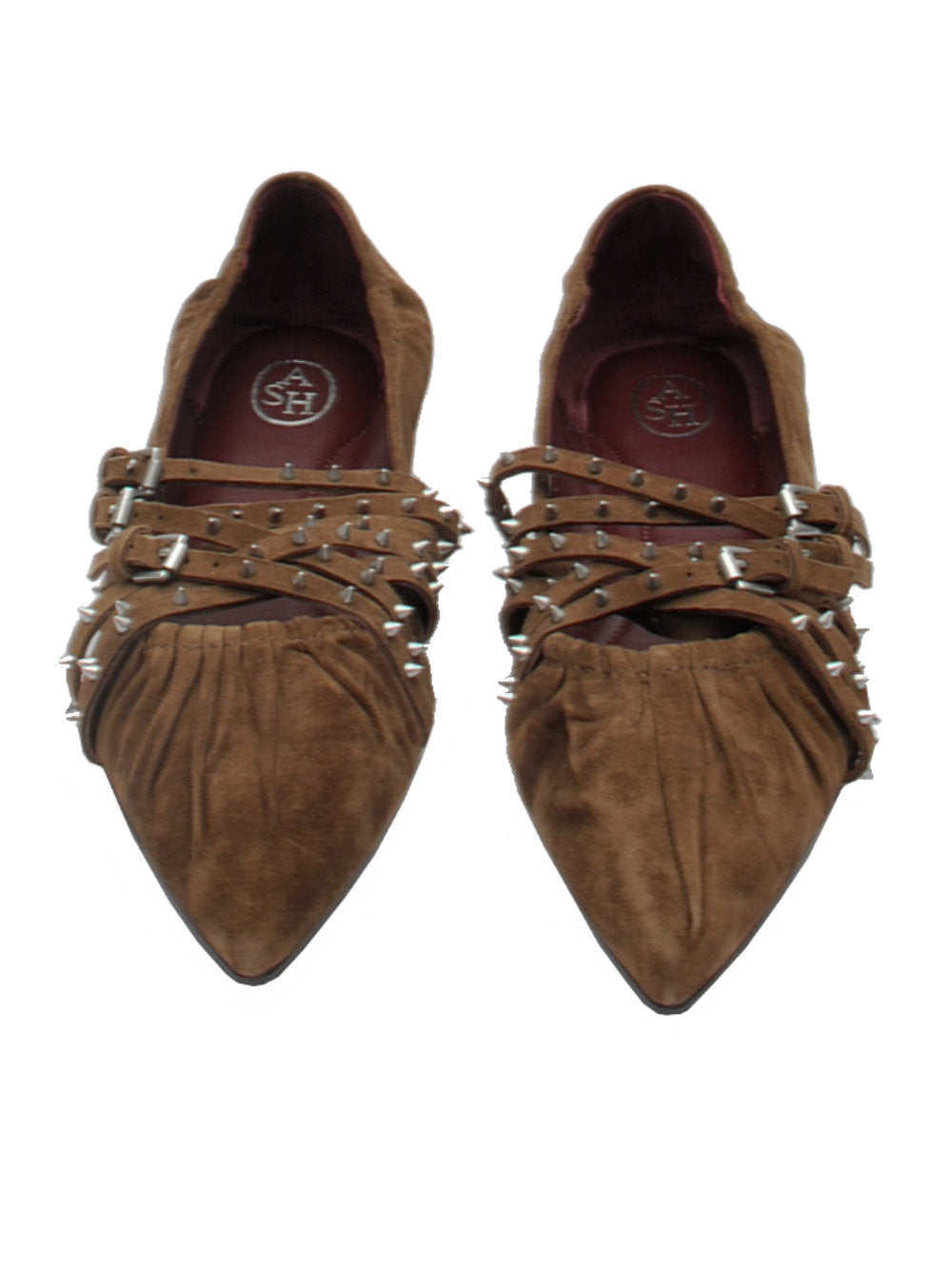 Ballerine Ash Brendah Fandango con Cinturini Borchiati Ai25 - Calzature Nucca