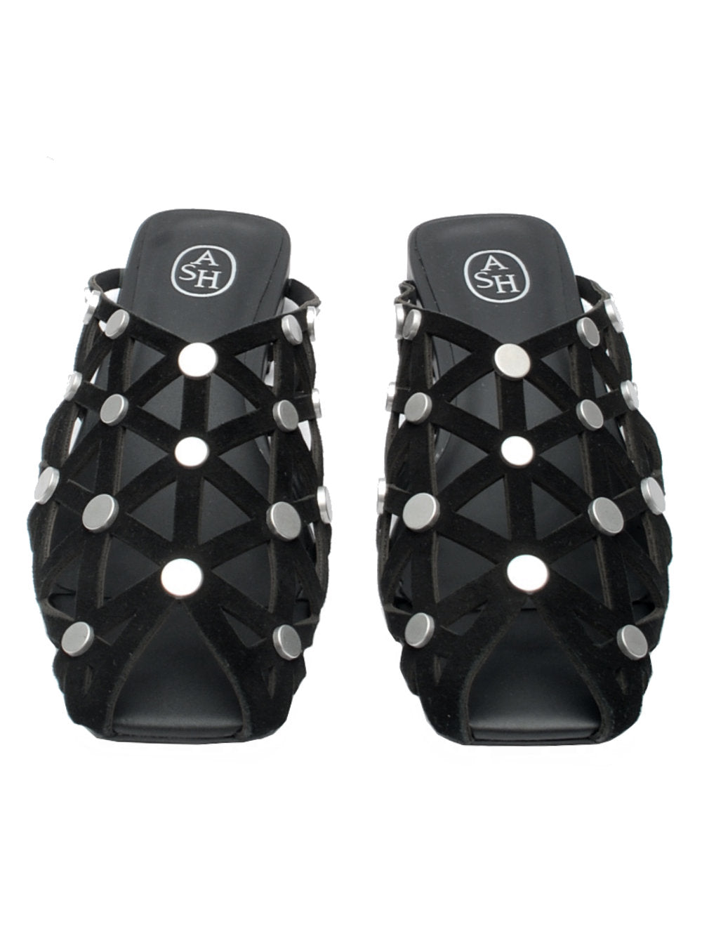 Sabot Donna Ash Bone Camoscio Nero Pe26