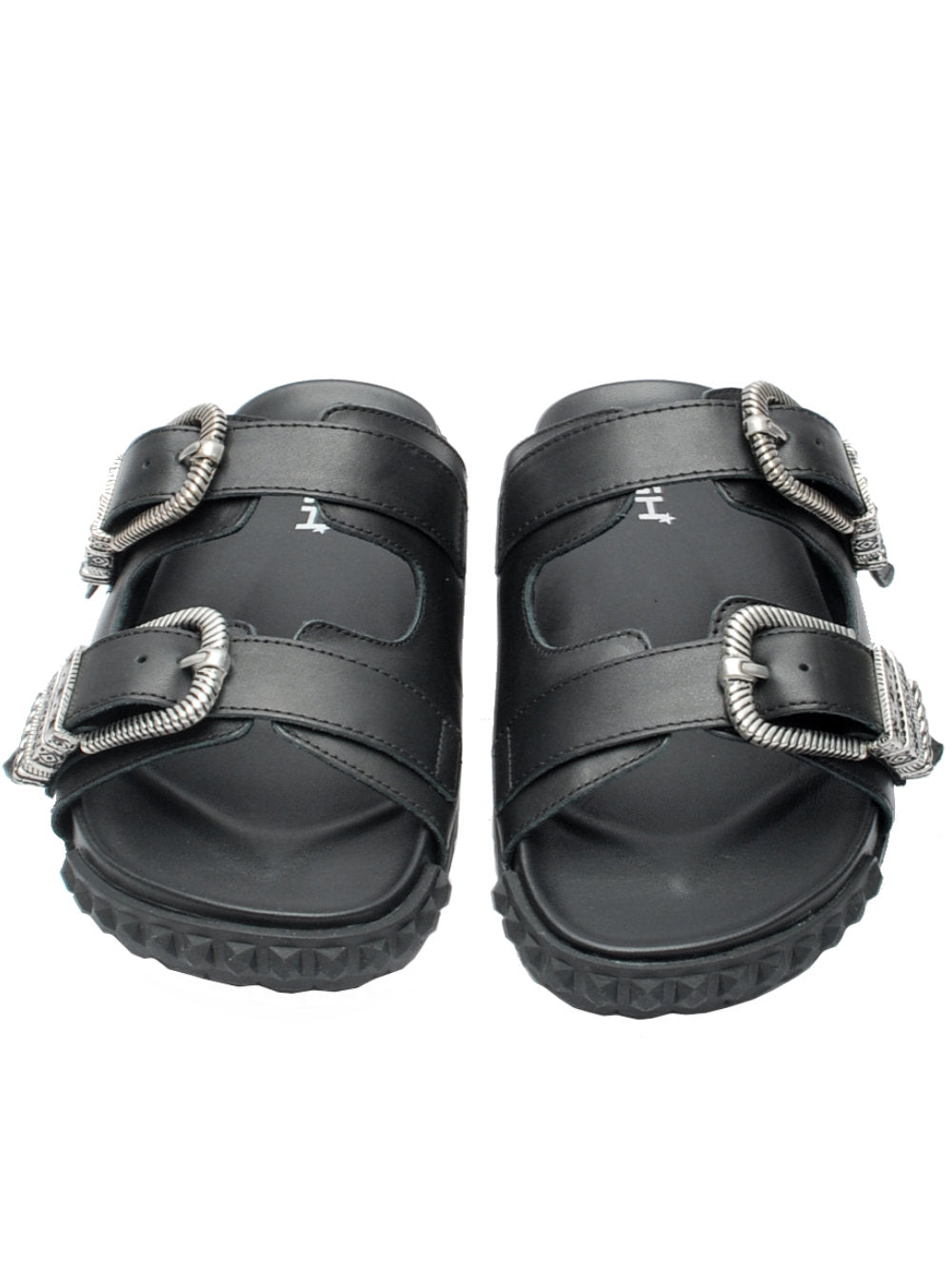 Sabot Donna Ash Twister Pelle Nera Pe26