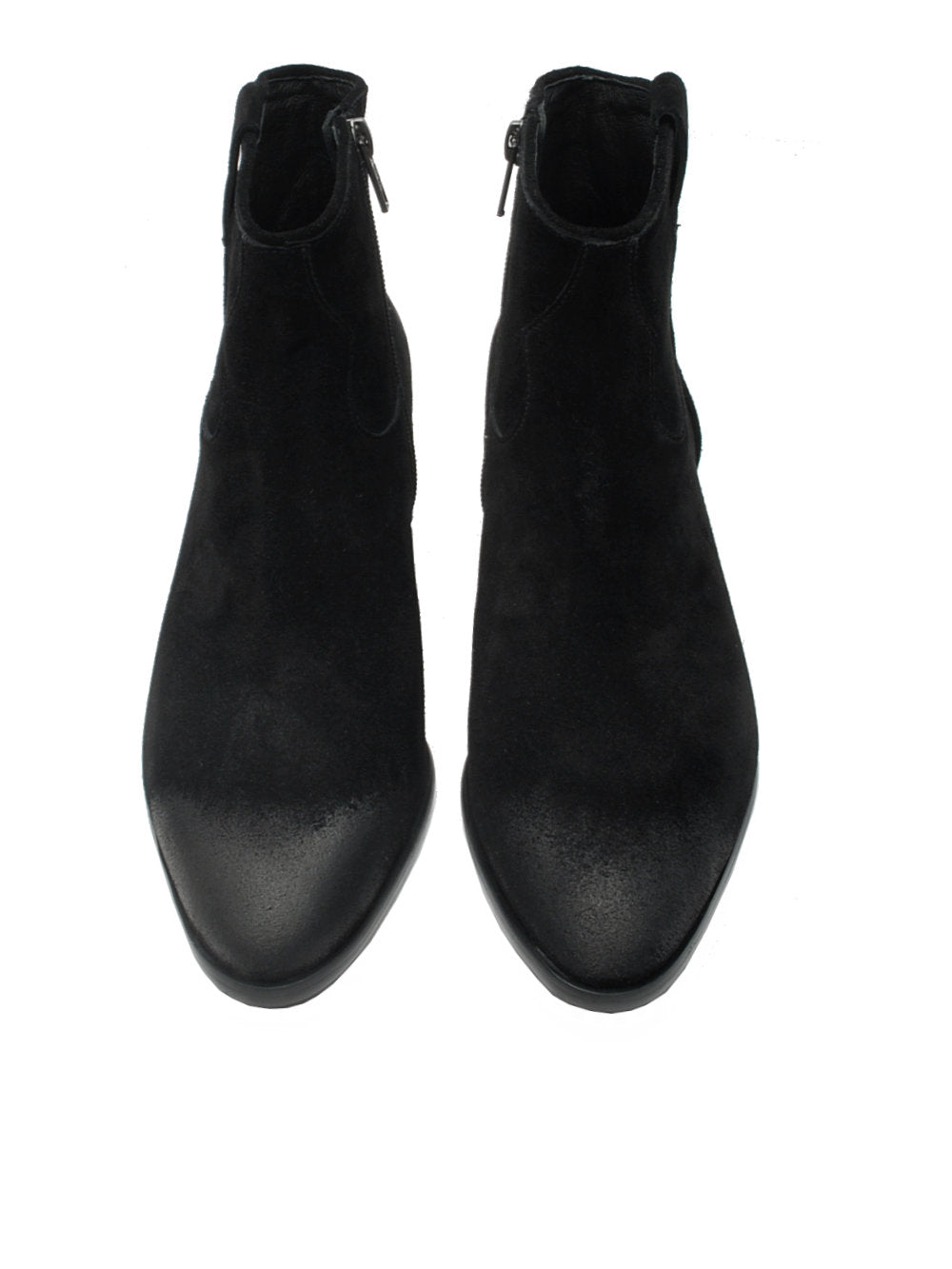 Tronchetto Donna Ash Fame Camoscio Black Ai26