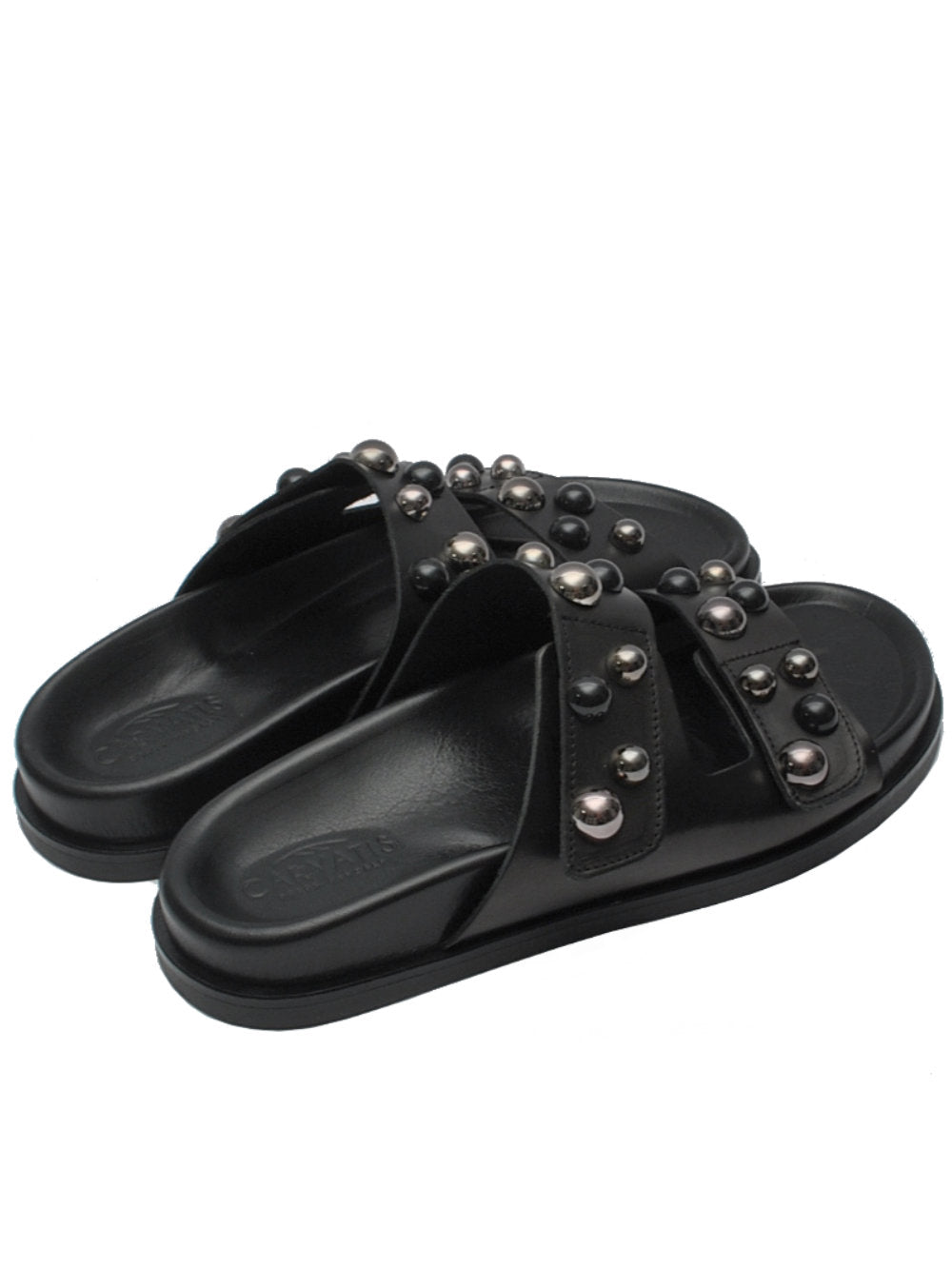 Ciabatte Caryatis 68046 Black Pe25: Stile greco e comfort moderno