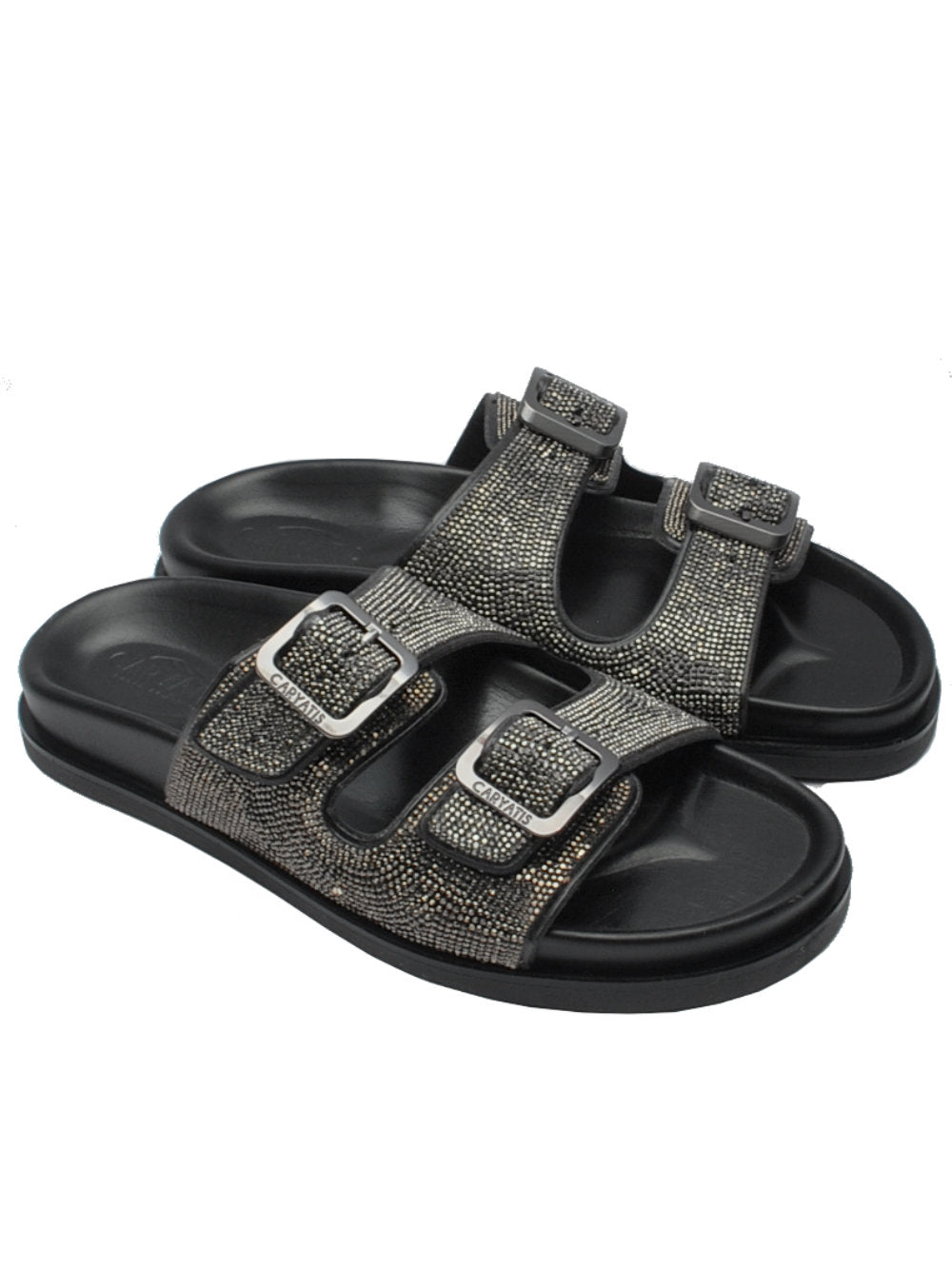 Ciabatte Caryatis 68070 Black Pe25: Super Glamour per le tue serate!