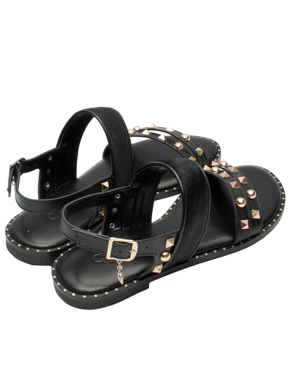 Sandalo Caryatis Errieta 62105 Black Pe26