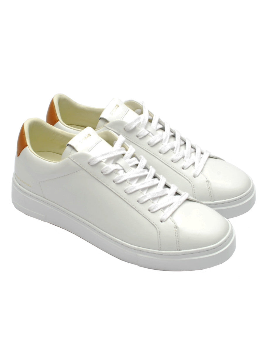 CRIME LONDON WHITE-LEATHER EXTRALIGHT SNEAKER 13472 PE23