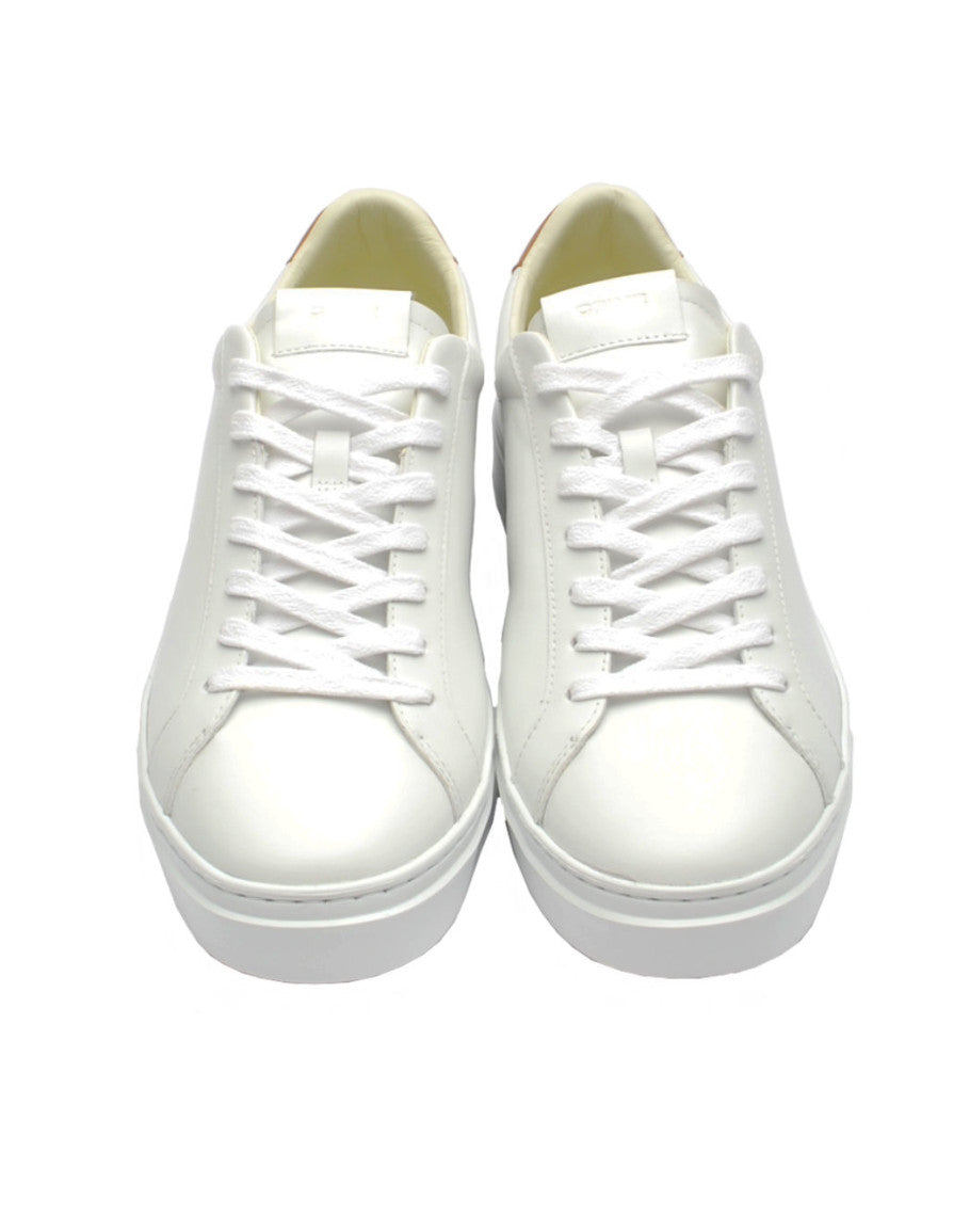 CRIME LONDON WHITE-LEATHER EXTRALIGHT SNEAKER 13472 PE23