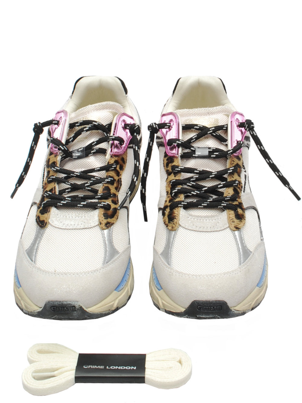 Sneaker Donna Crime London Fugitive 25303 Bianco AI25 - Calzature Nucca