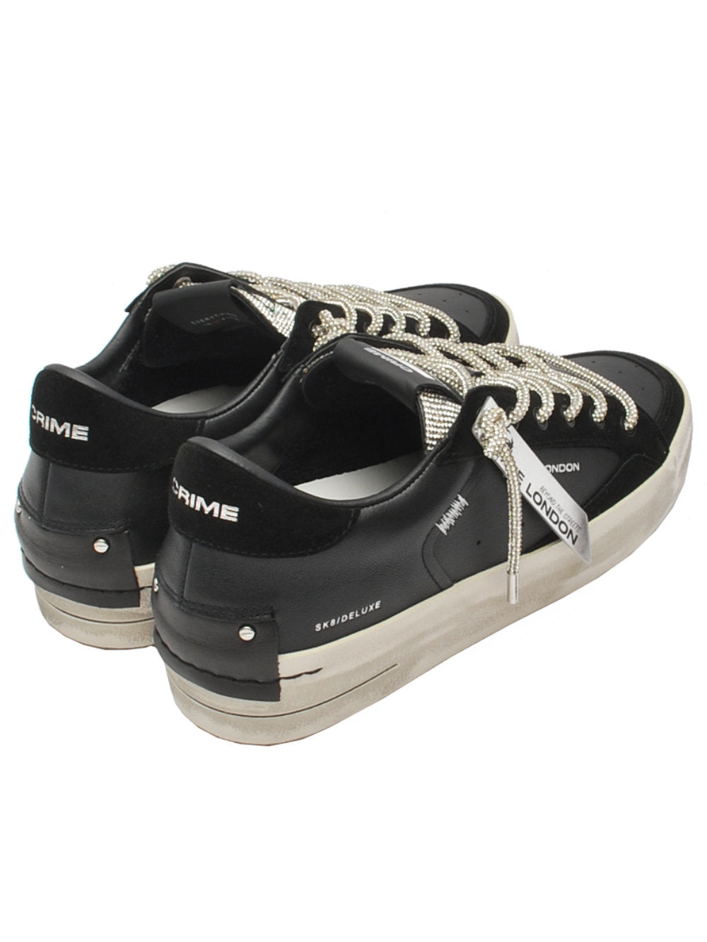 Sneaker Donna Crime London SK8 Deluxe Wedge Nero 23150 Ai26