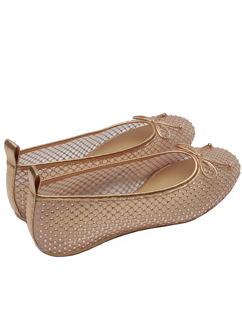 EKP Ballerina 3904K Retina Rame Brillantini Pe25 Calzature Nucca