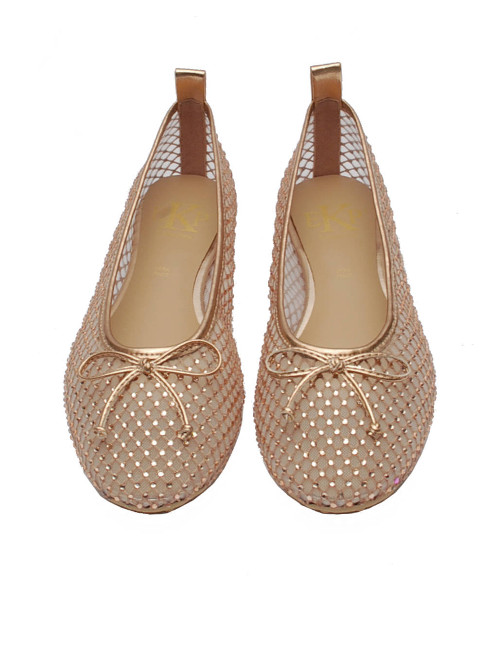 EKP Ballerina 3904K Retina Rame Brillantini Pe25 Calzature Nucca
