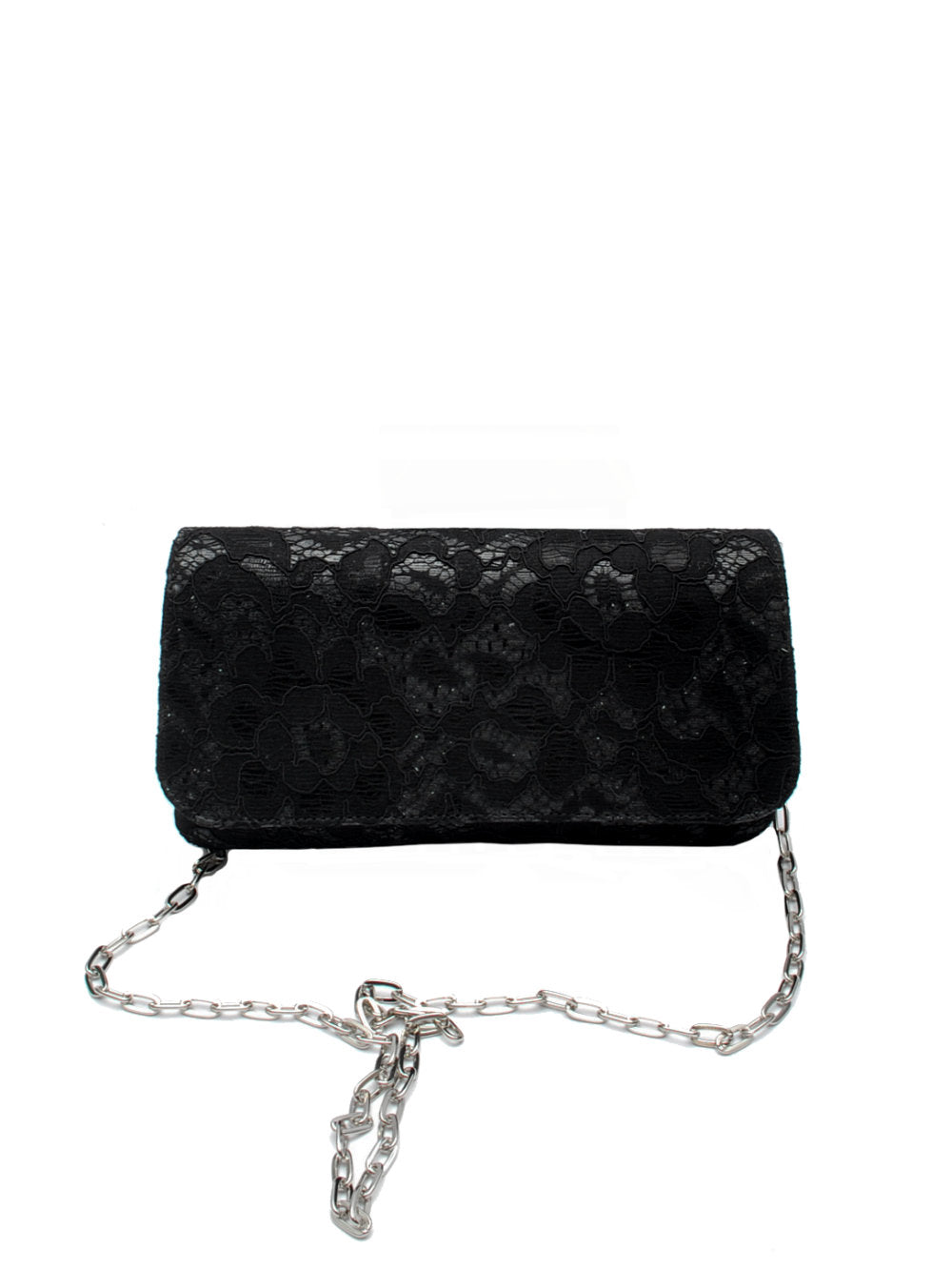 Borsa Cerimonia Festa Capri Mesh Nero Pe25 - Calzature Nucca