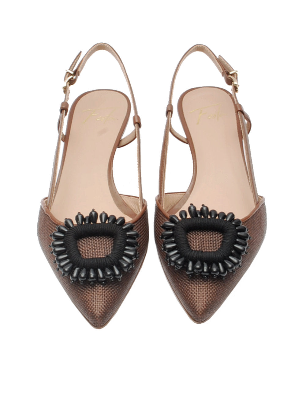 Slingback Donna Festa Aidal Farro Marrone Pe26