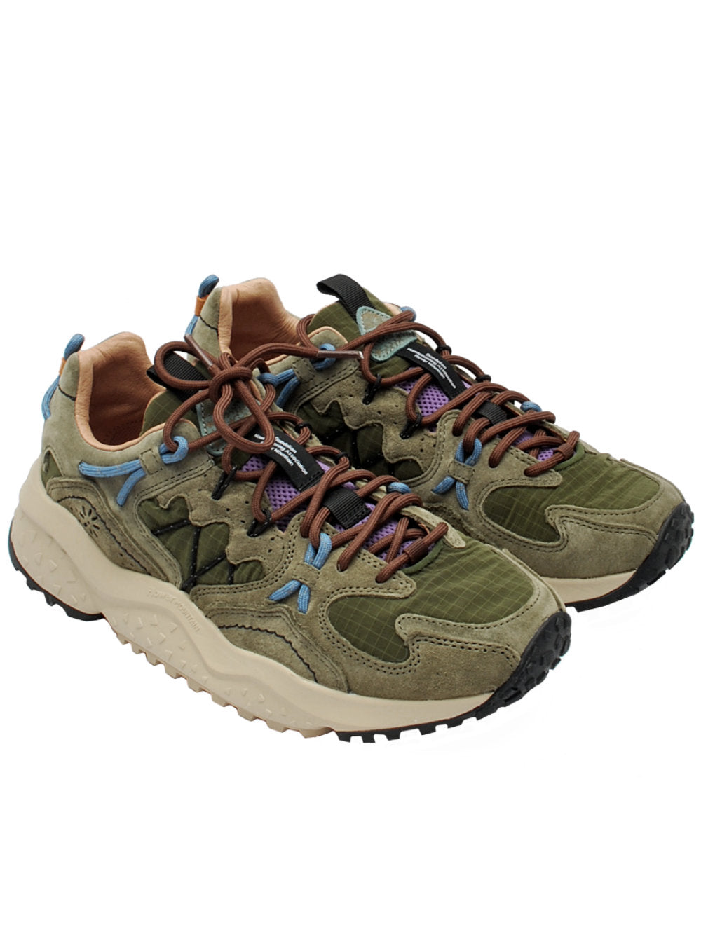 Sneakers Uomo Flower Mountain Yamabushi Grey (Cod. 0B03) ai25 - Calzature Nucca