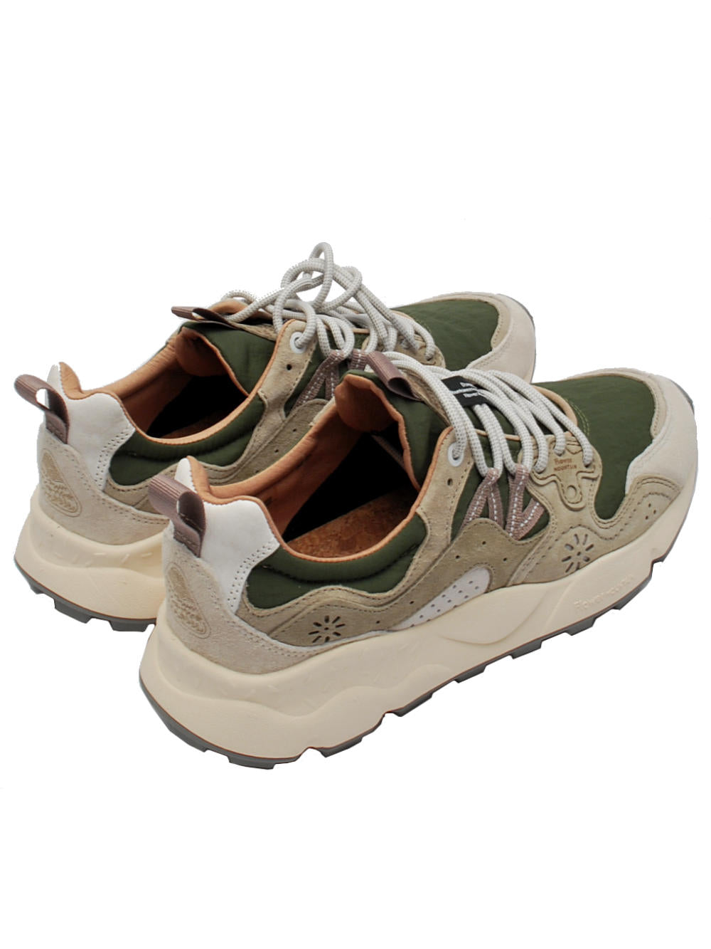 Flower mountain sneaker yamano 3 1n48 off white military green pe24