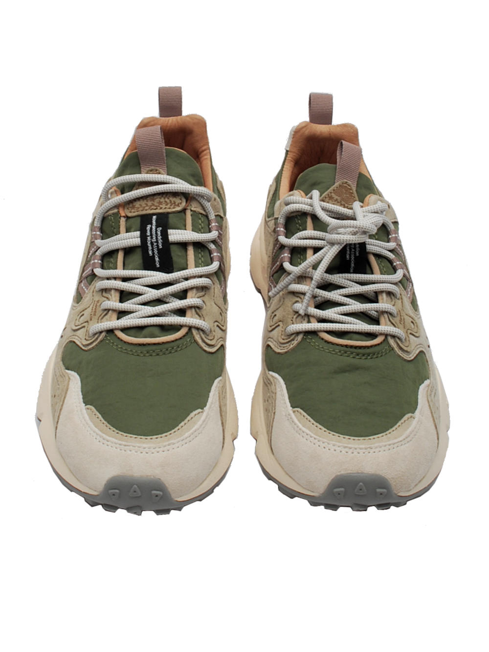 Flower mountain sneaker yamano 3 1n48 off white military green pe24