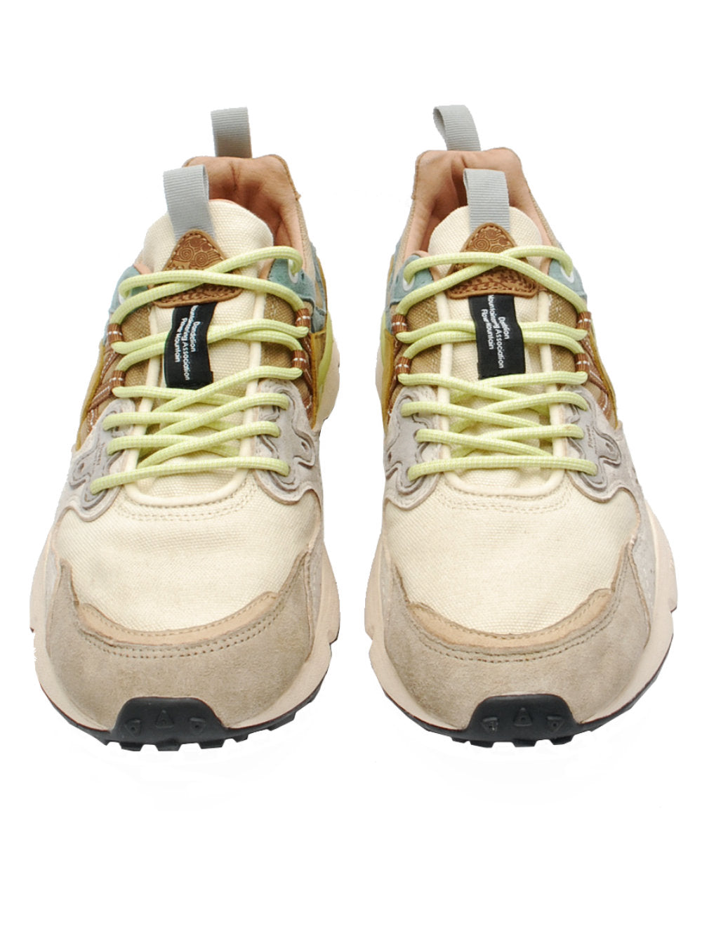 Sneakers Uomo Flower Mountain Yamano 3 Grey White Light Brown (Cod. 1B14) pe26