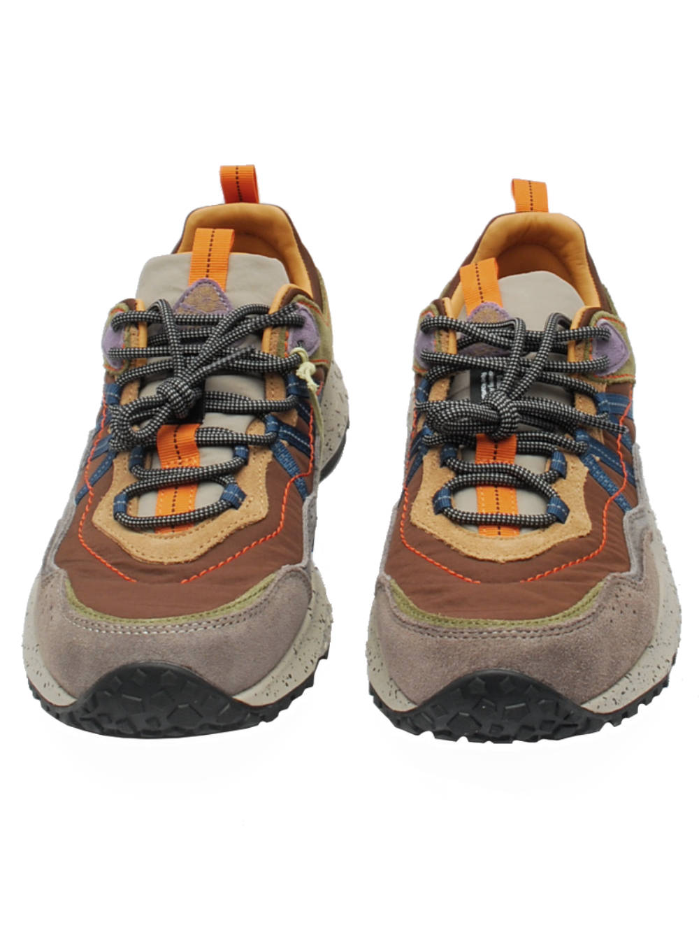 Sneakers Uomo Flower Mountain Sanchia Mud Brown Olive (Cod. 4D26) Ai26