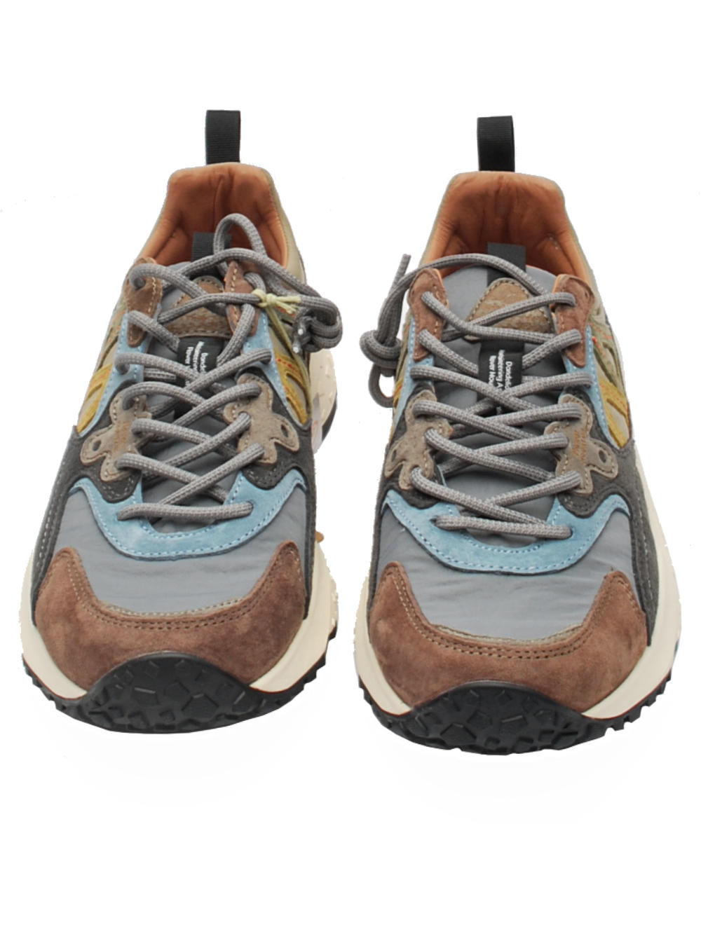 Sneakers Uomo Flower Mountain Solin Brown Grey Black (Cod. 1D34) Ai26