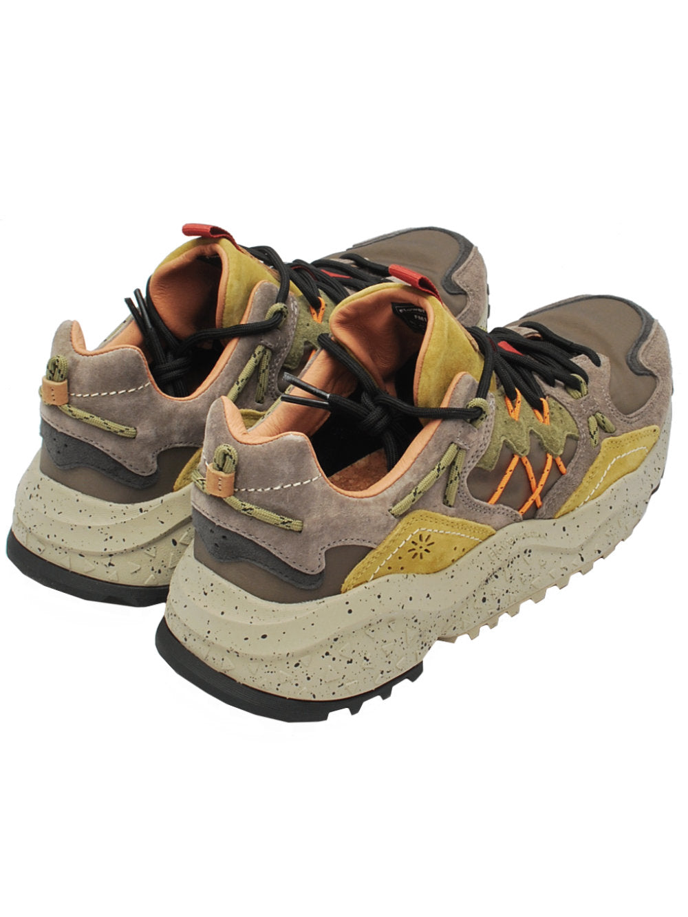 Sneakers Uomo Flower Mountain Yamabushi Mou Dark Brown Acid (Cod. 4D96) Ai26
