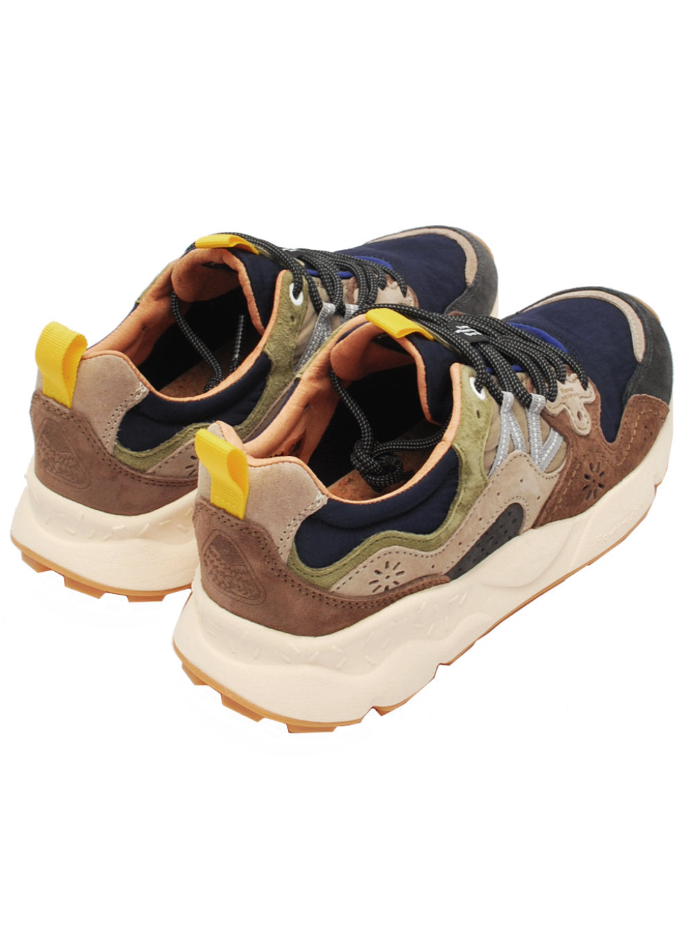 Sneakers Uomo Flower Mountain Yamano 3 Dark Grey Brown (Cod. 3B06) Ai26