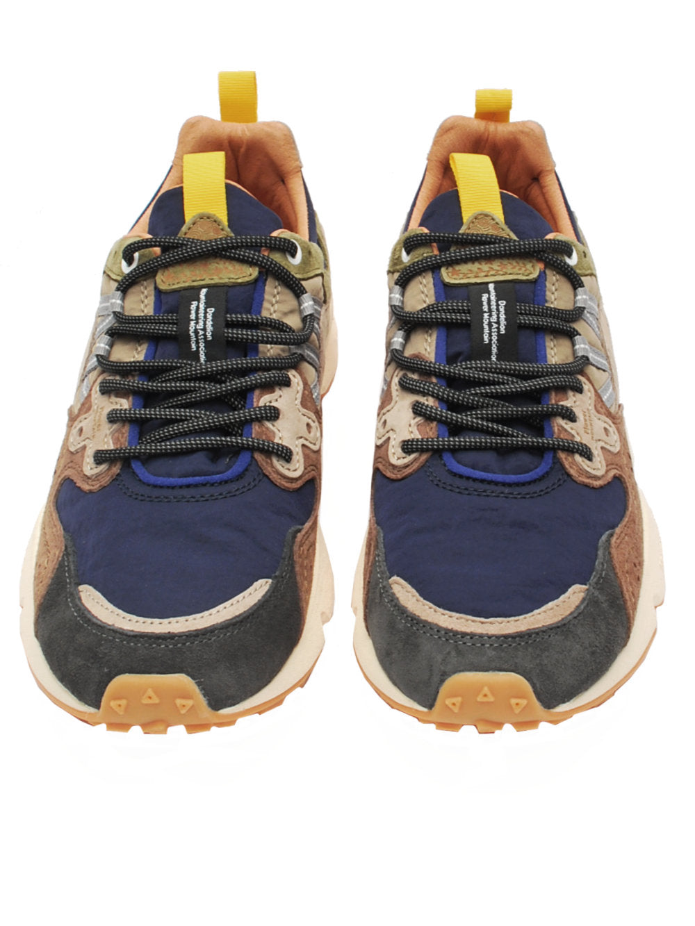 Sneakers Uomo Flower Mountain Yamano 3 Dark Grey Brown (Cod. 3B06) Ai26