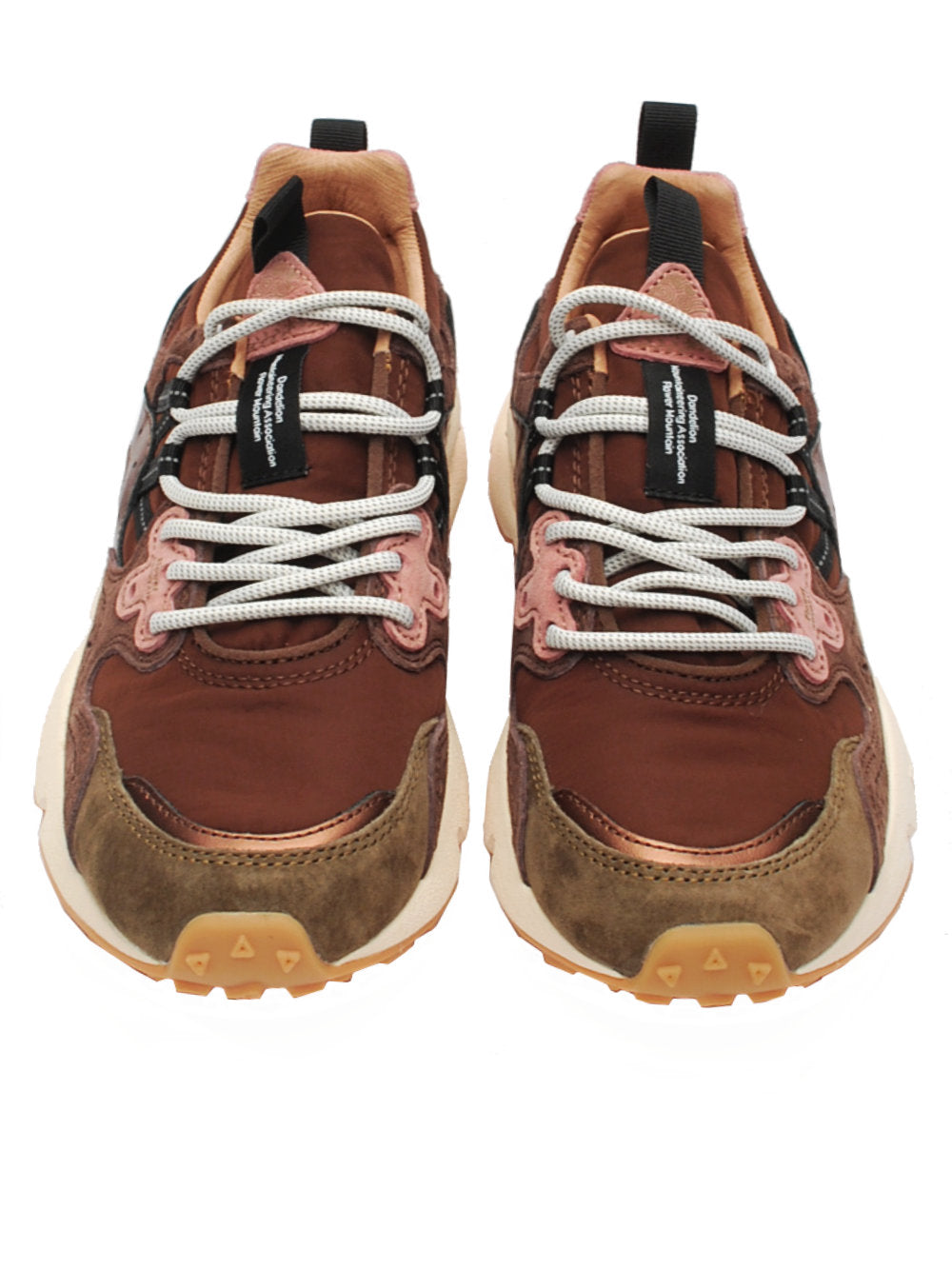 Sneakers Donna Flower Mountain Yamano 3 Brown Bronze Pink (Cod. 4D80) - Ai26