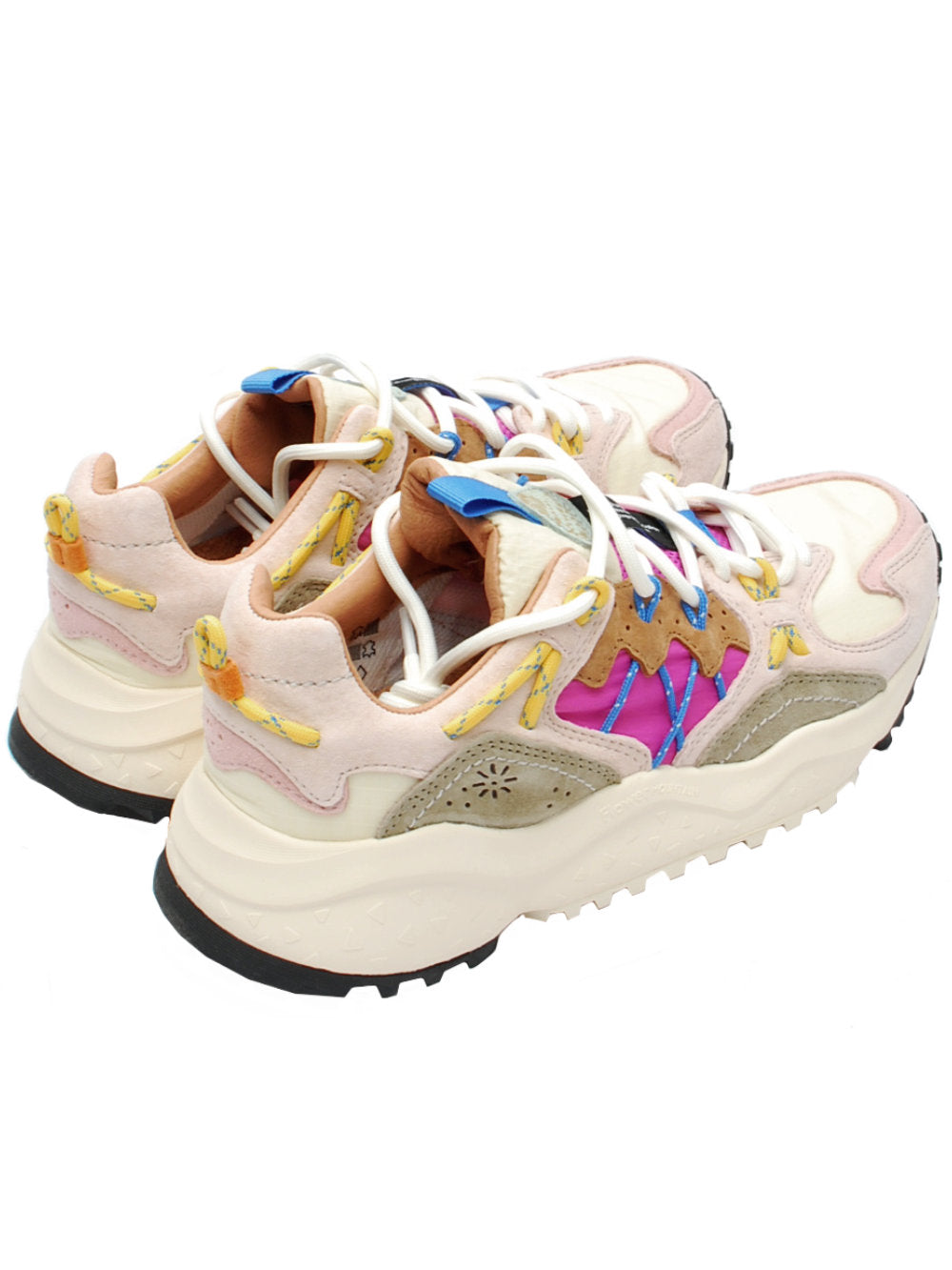Sneakers Donna Flower Mountain Yamabushi Cipria Stone Fuchsia (Cod. 1M11) - Pe26