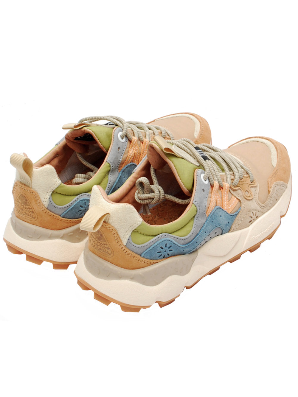 Sneakers Donna Flower Mountain Yamano 3 Golden Heart Ginger Beige (Cod. 1H80) - Pe26