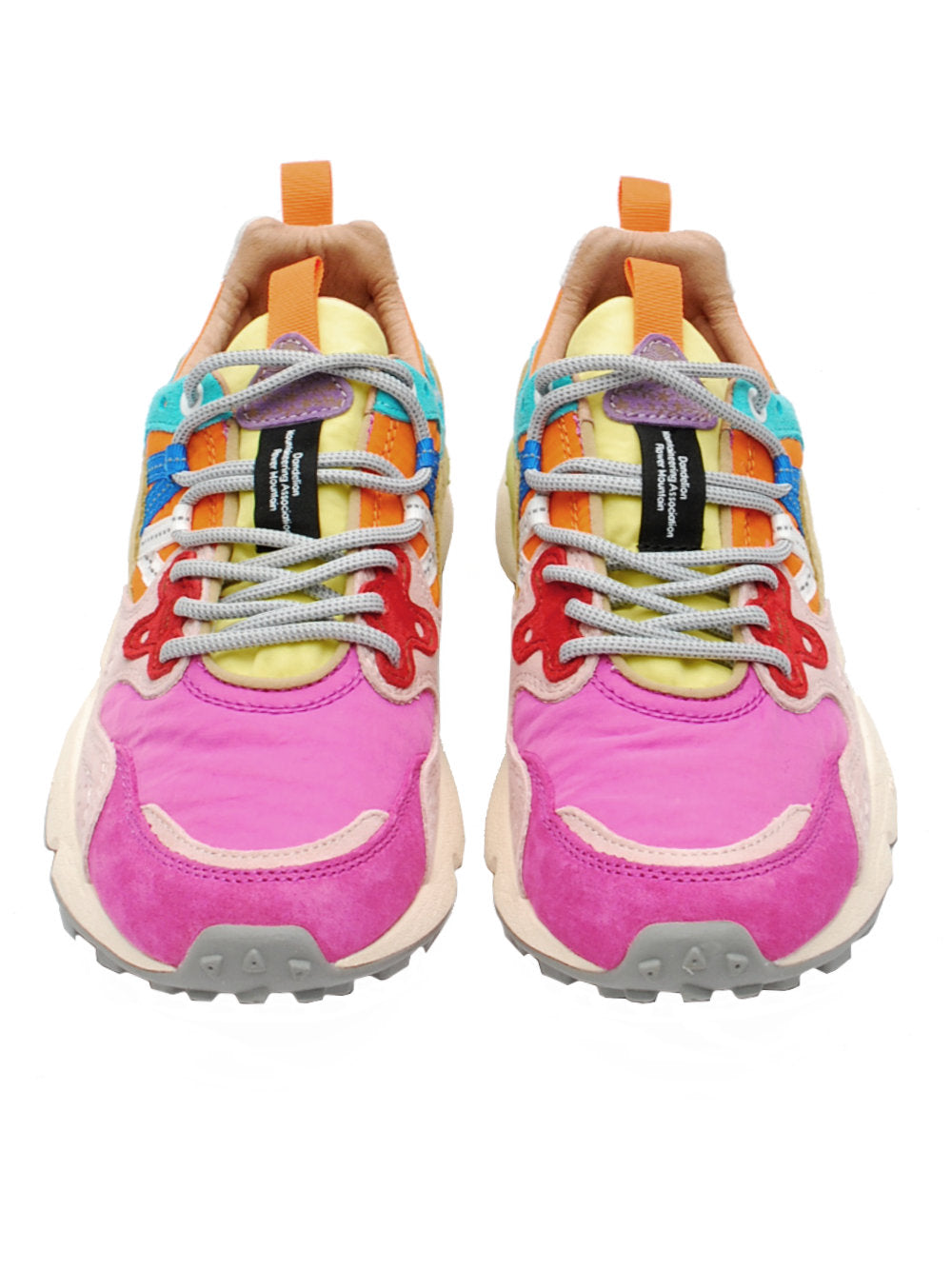 Sneakers Donna Flower Mountain Yamano 3 Fuchsia Pink Multi (Cod. 1L43) - Pe26