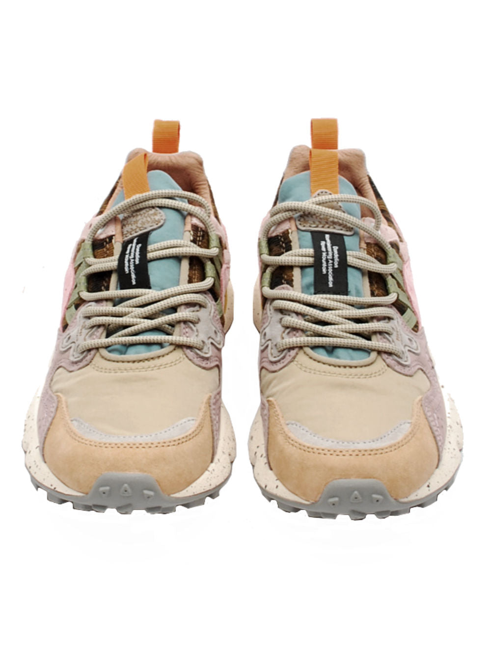 Sneakers Donna Flower Mountain Yamano 3 Light mustard grey Cipria (Cod. 2F71) - ai25 - Calzature Nucca