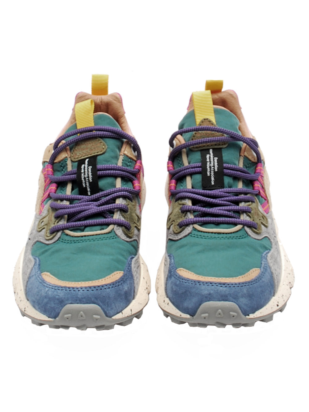 Sneaker Donna Flower Mountain Yamano 3 (mod 1F14) - Petrol Stone Beige - ai25 - Calzature Nucca